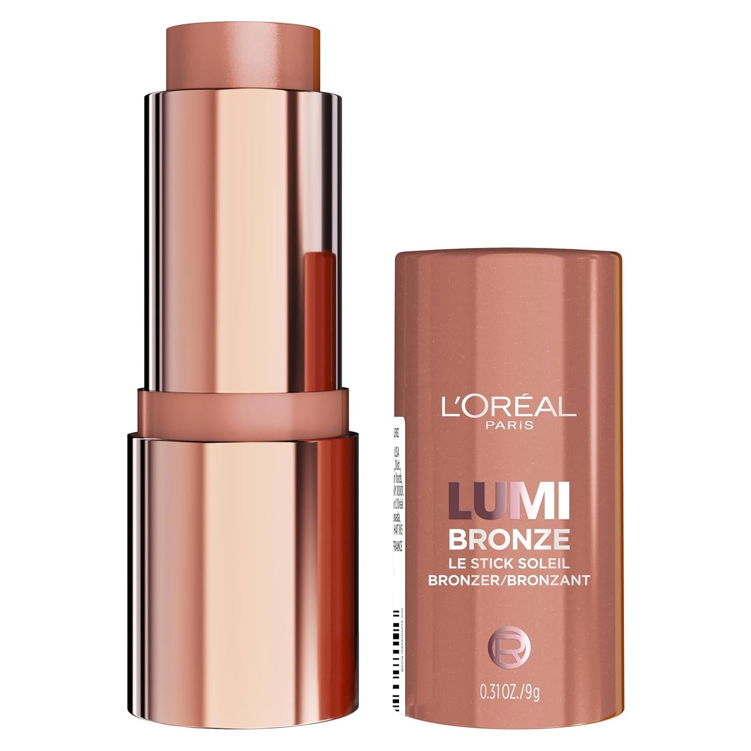 Bronceador Stick L'Oreal Paris Lumi Bronze 100 Rosado 28g