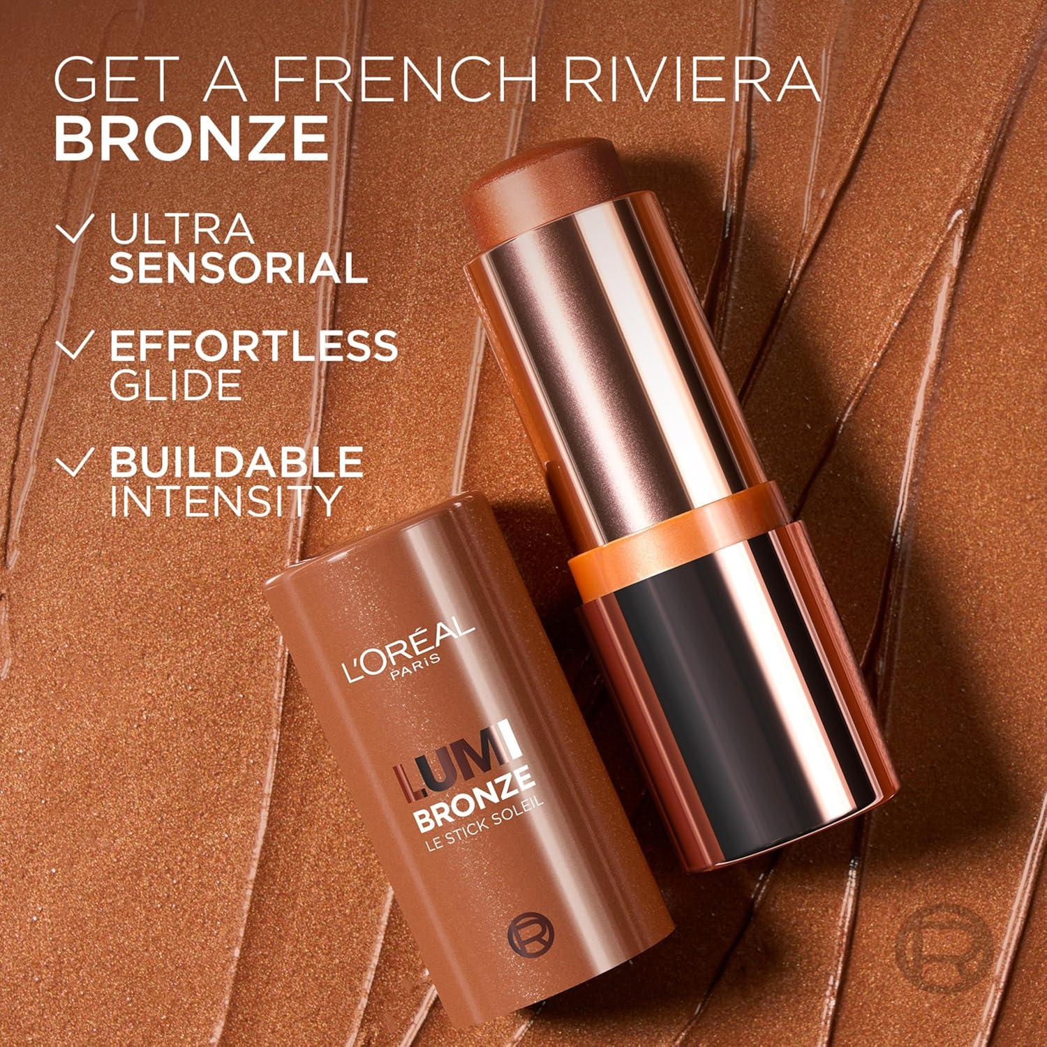 Bronceador Stick L'Oreal Paris Lumi Bronze 100 Rosado 28g