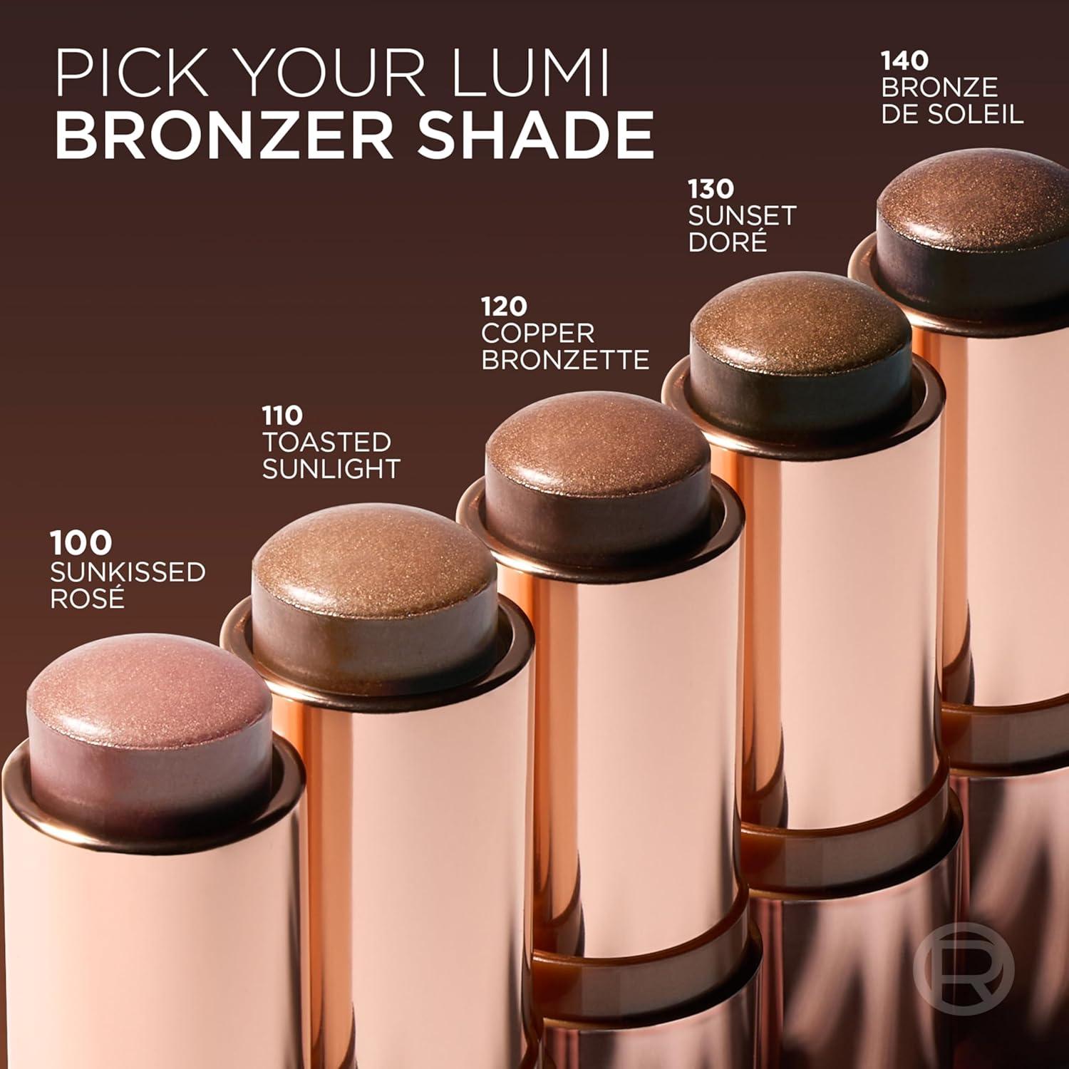 Bronceador Stick L'Oreal Paris Lumi Bronze 100 Rosado 28g