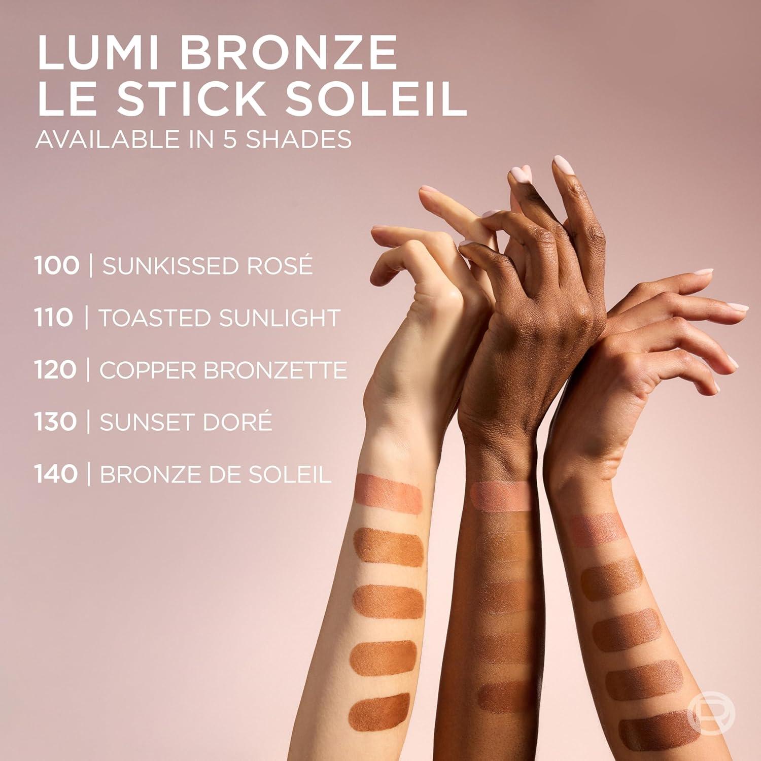 Bronceador Stick L'Oreal Paris Lumi Bronze 100 Rosado 28g