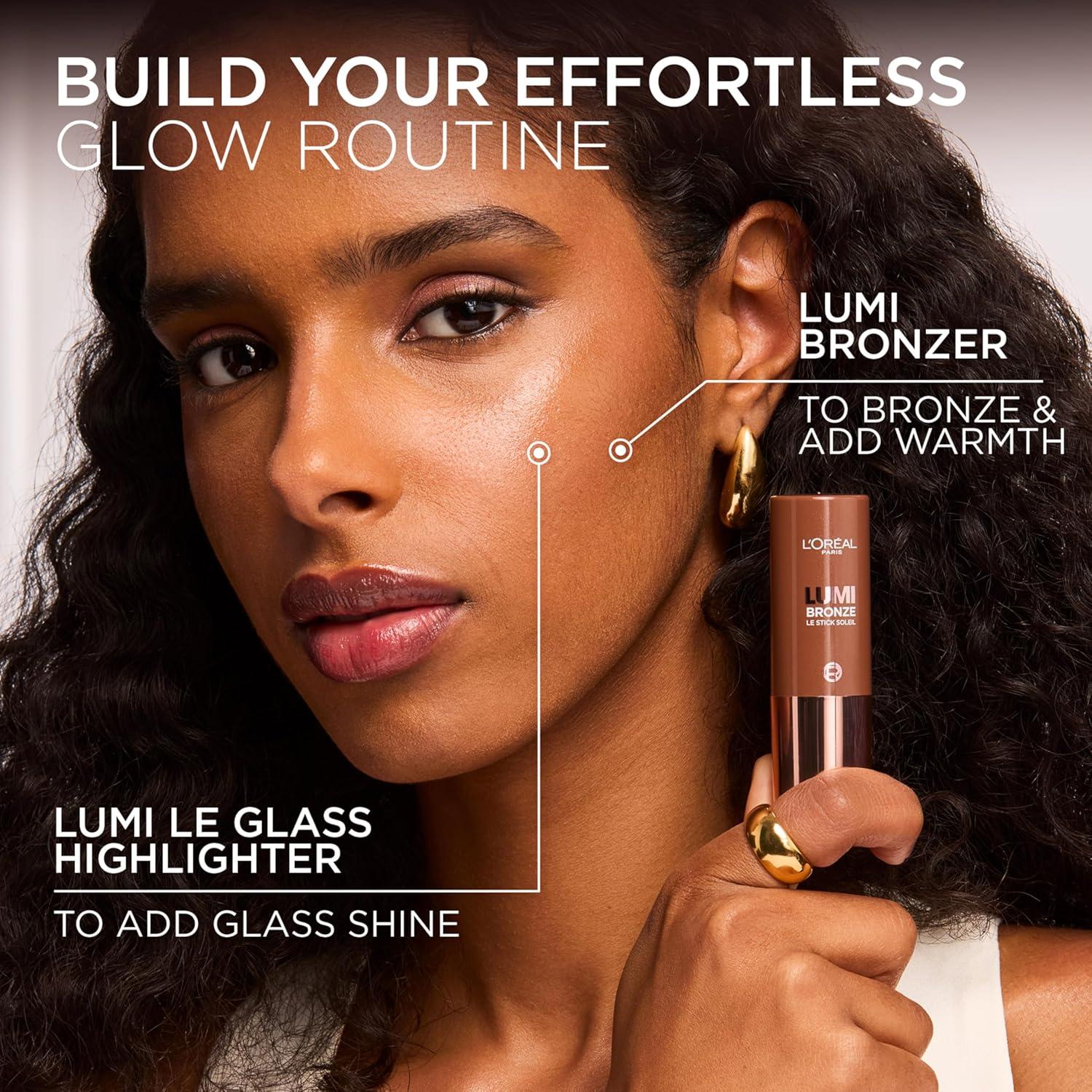 Bronceador Stick L'Oreal Paris Lumi Bronze 100 Rosado 28g
