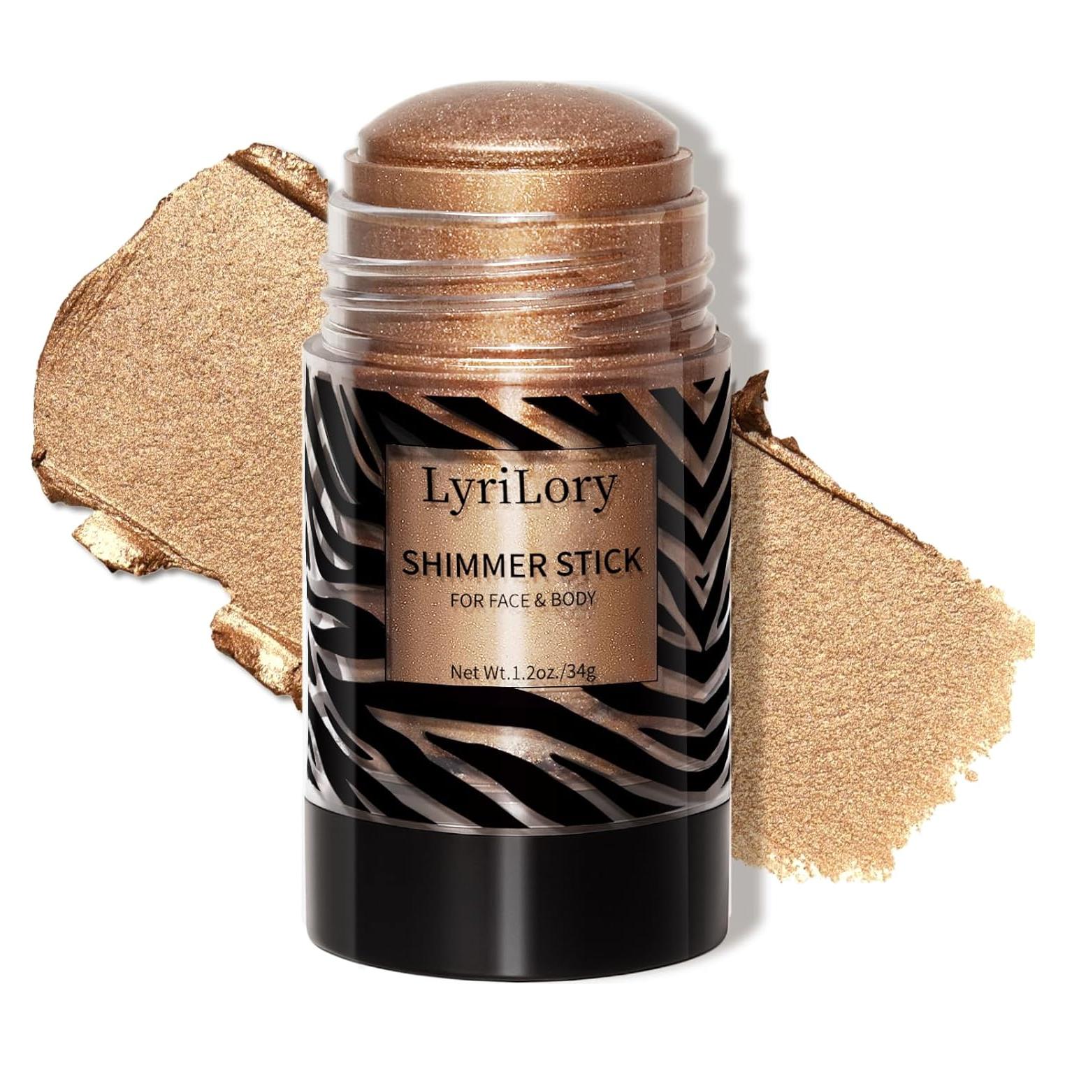 Stick Iluminador Cremoso LyriLory 34g Brillo Cobre Multiusos