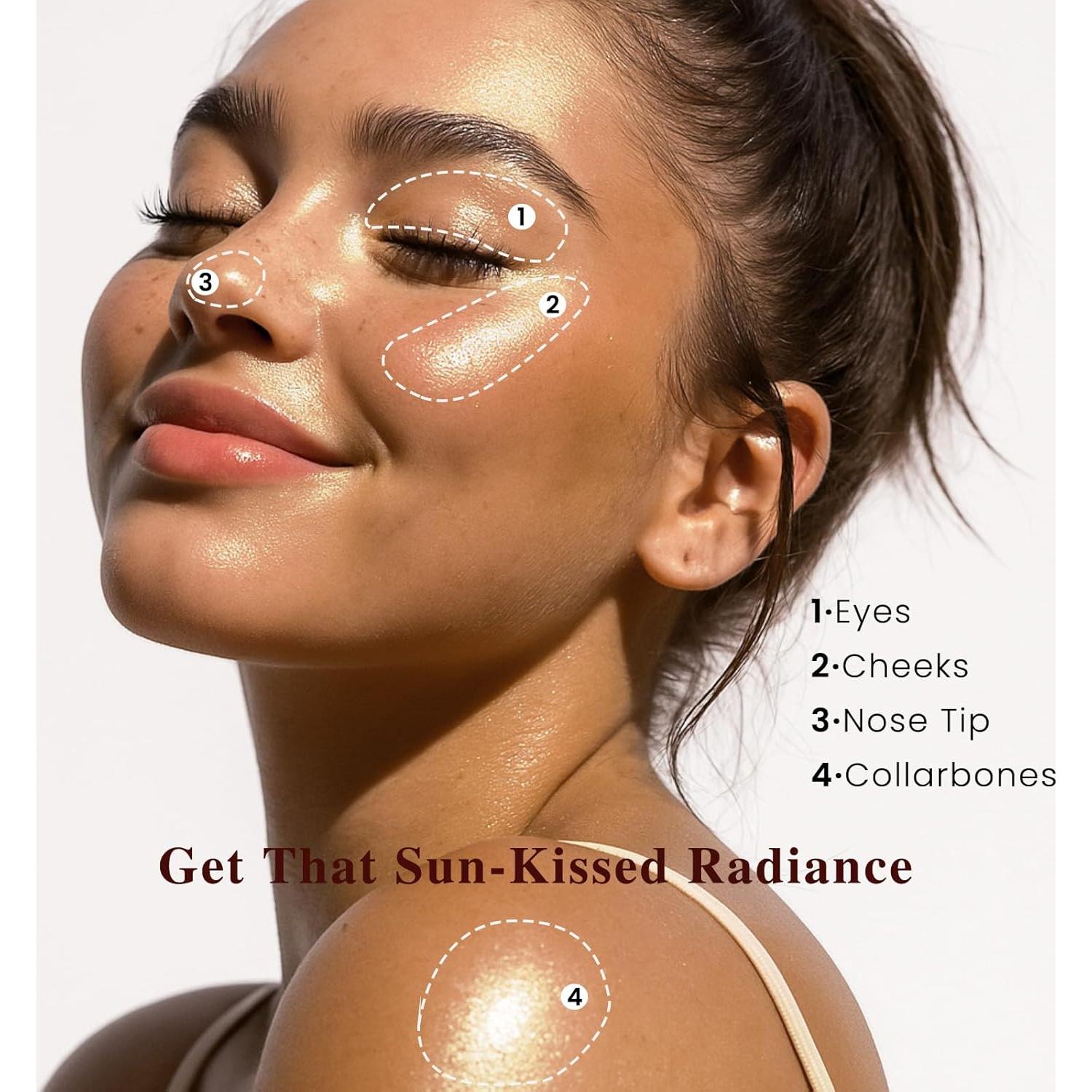 Stick Iluminador Cremoso LyriLory 34g Brillo Cobre Multiusos