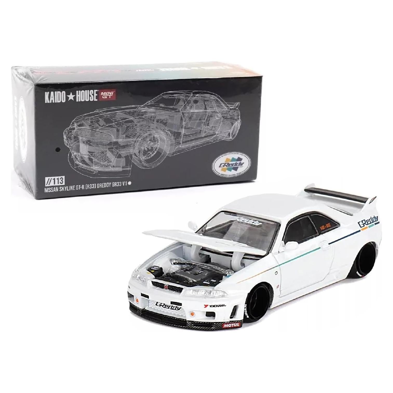 Coche a Escala 1/64 Nissan Skyline GT-R R33 Truescale
