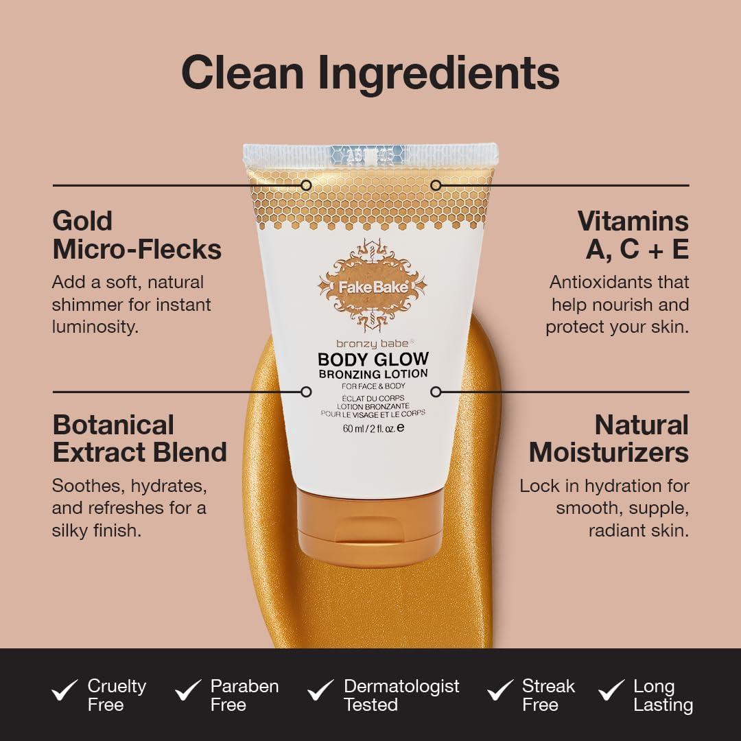 Brillo Corporal Hidratante Fake Bake Bronzy Babe 60ml