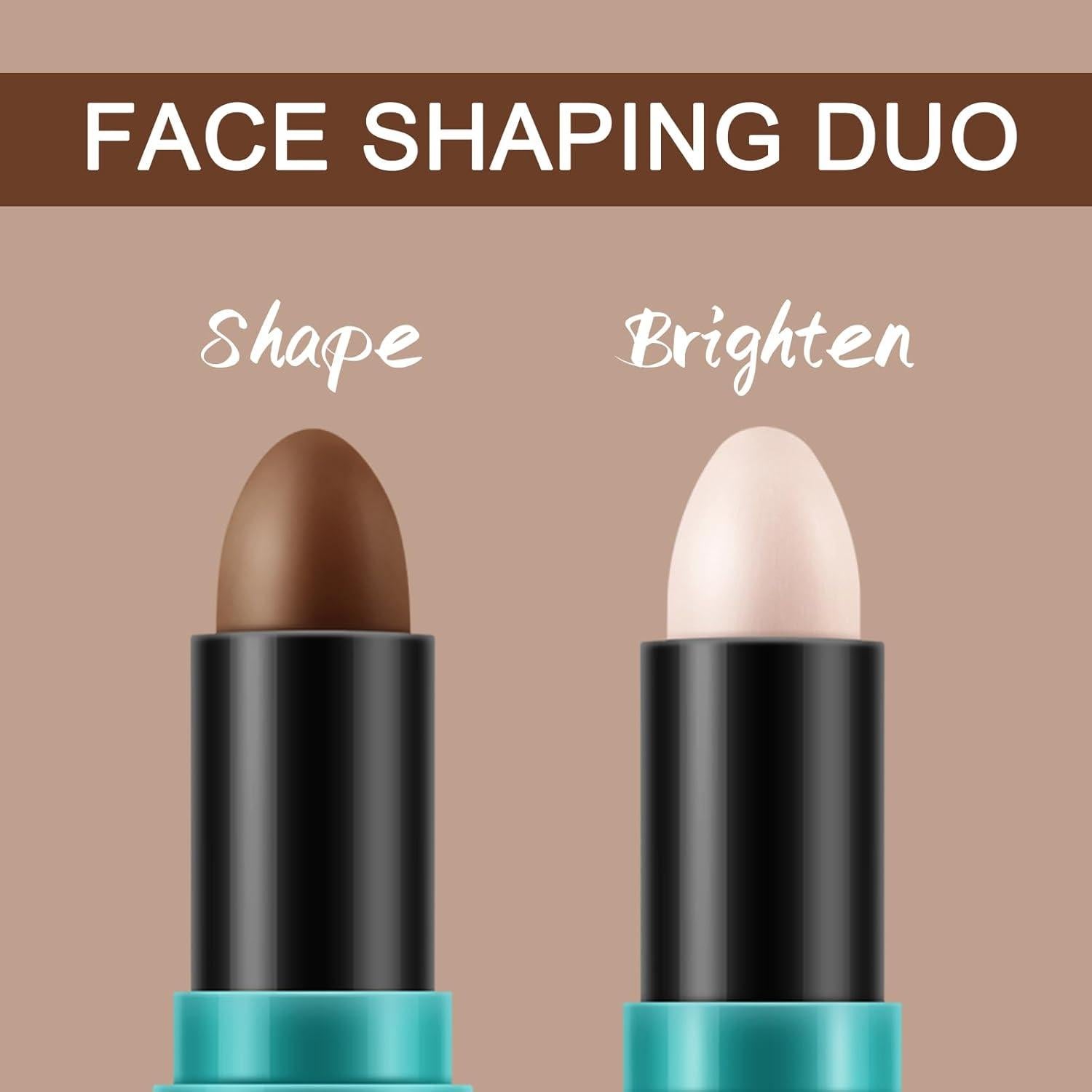 Palitos de Contorno e Iluminador 2-en-1 Shenzhenshi 5.1g