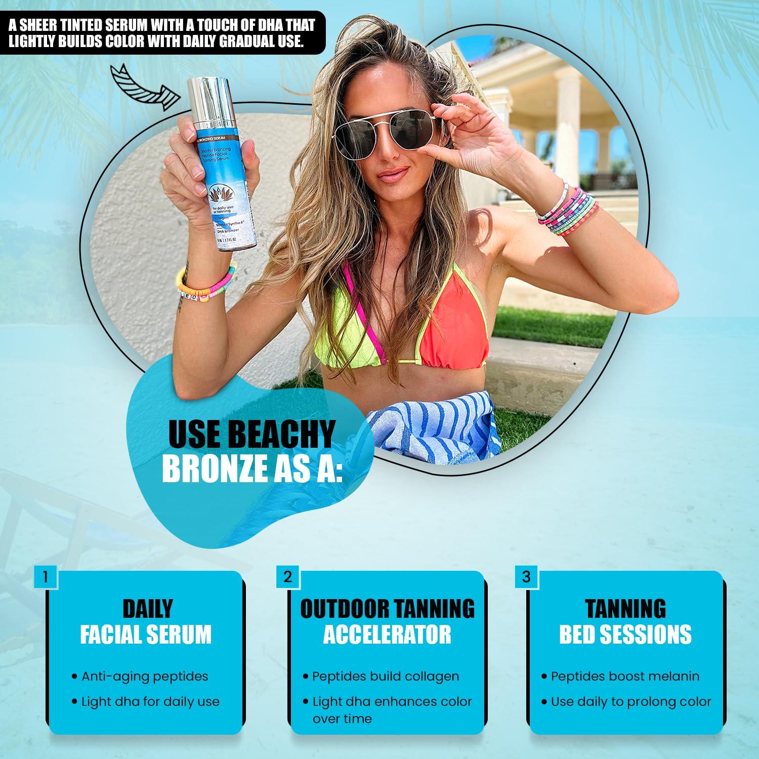 Suero Facial Bronceador DHA Elegant Sun 50 ml - Hidratante Diario