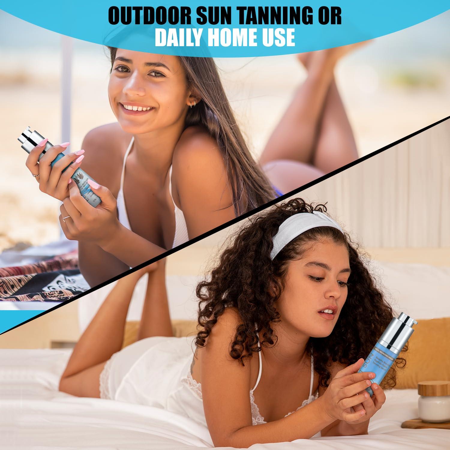 Suero Facial Bronceador DHA Elegant Sun 50 ml - Hidratante Diario