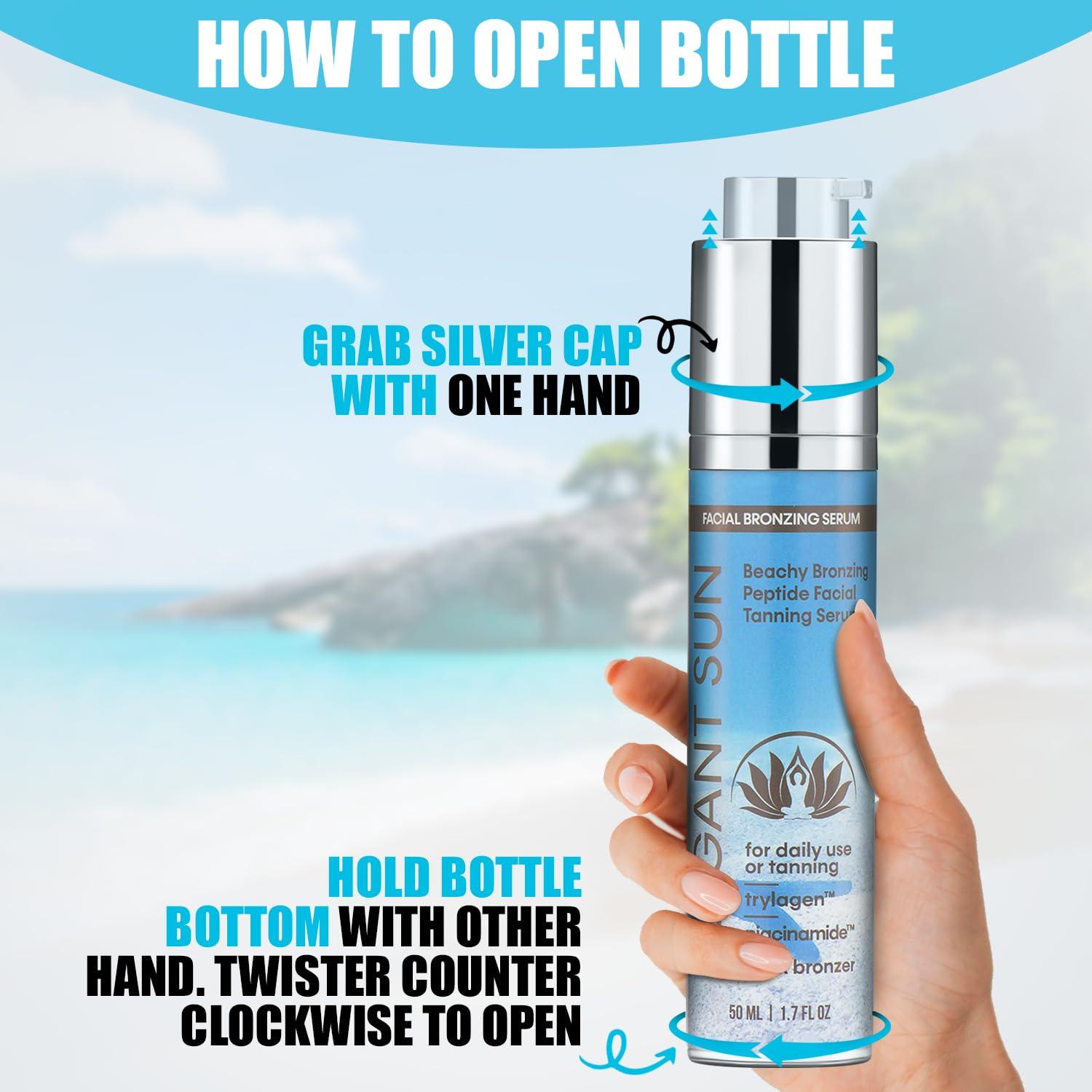 Suero Facial Bronceador DHA Elegant Sun 50 ml - Hidratante Diario