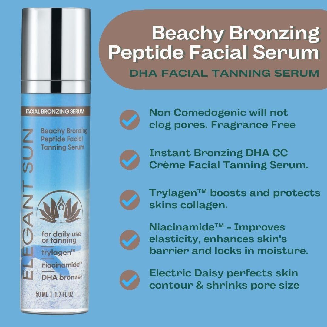 Suero Facial Bronceador DHA Elegant Sun 50 ml - Hidratante Diario