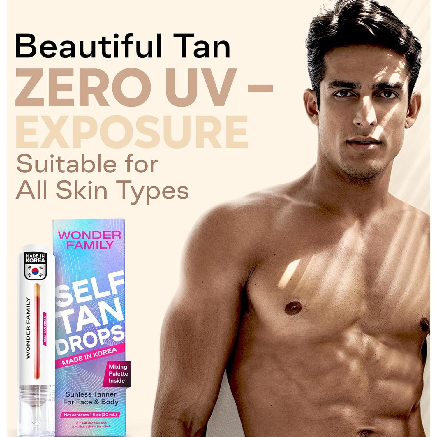 Gotas bronceadoras autoadhesivas Wonder Family 191g