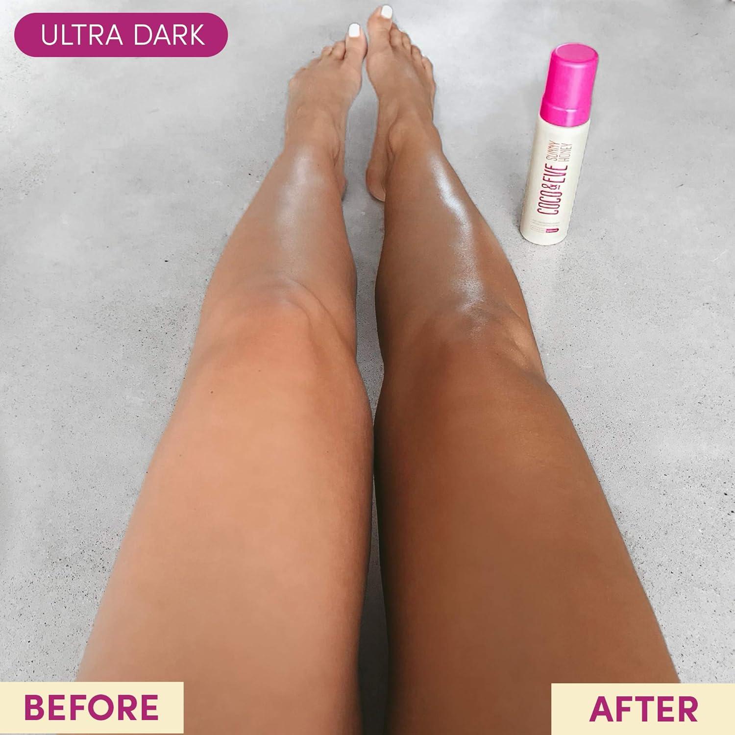 Mousse Autobronceador Coco & Eve Sunny Honey Ultra Oscuro 210g