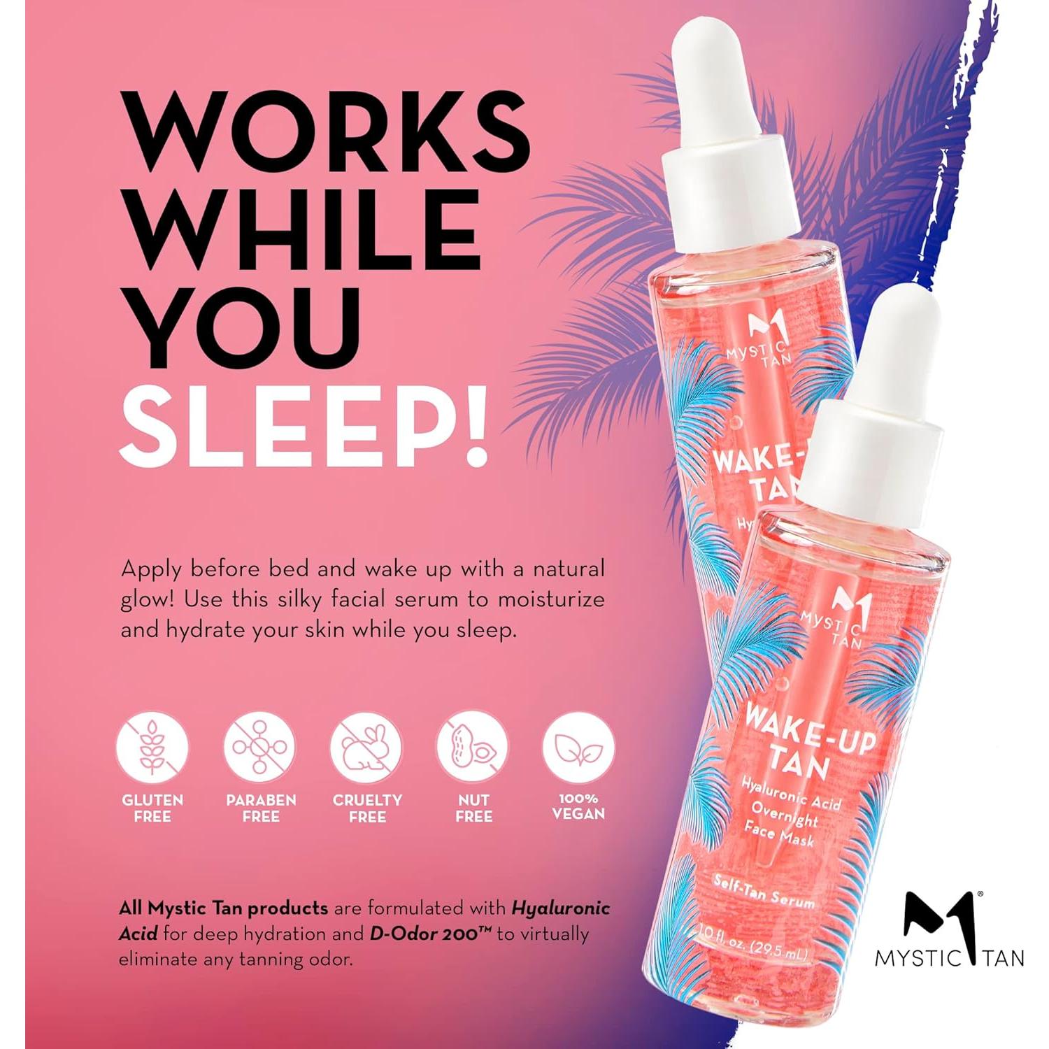 Suero Autobronceador Mystic Tan 29.5 ml con Ácido Hialurónico