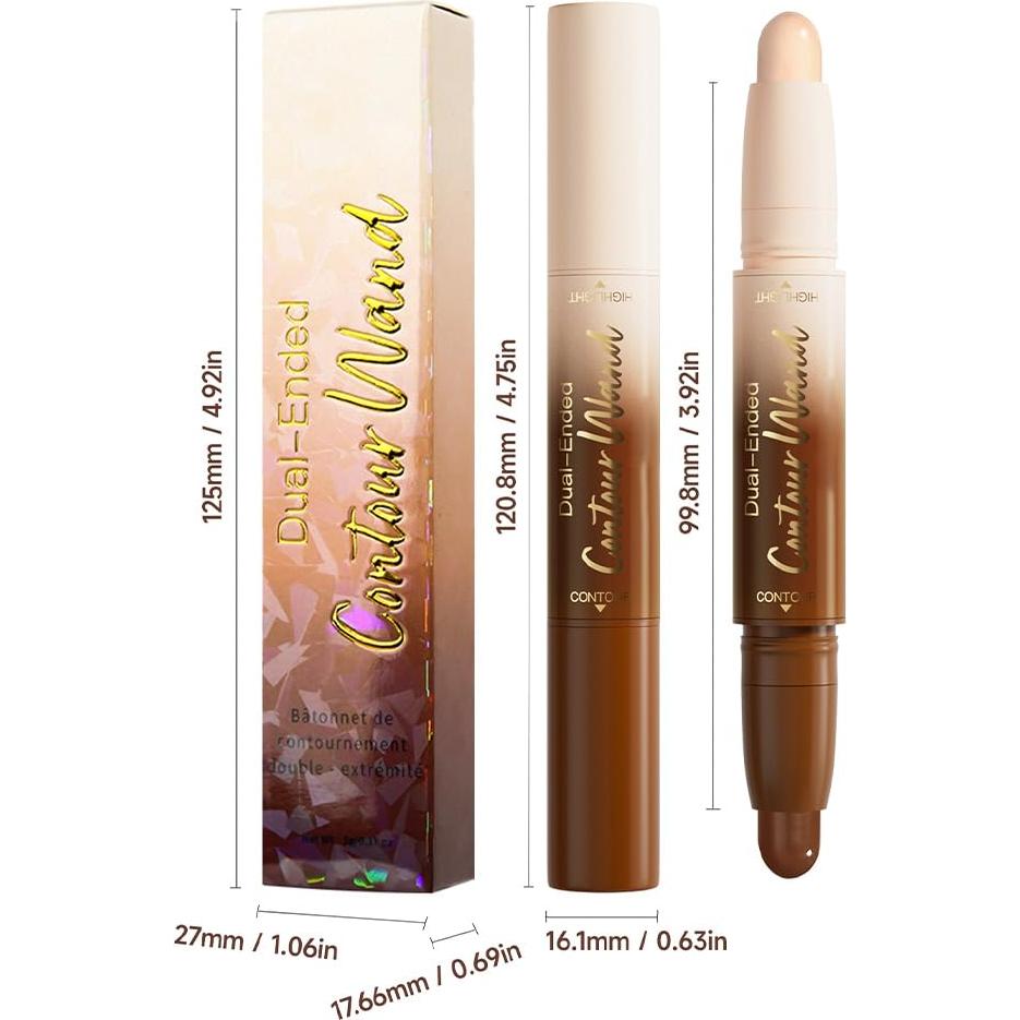 Barra de Contorno e Iluminador 2 en 1 IATMOMOD Nude Beige