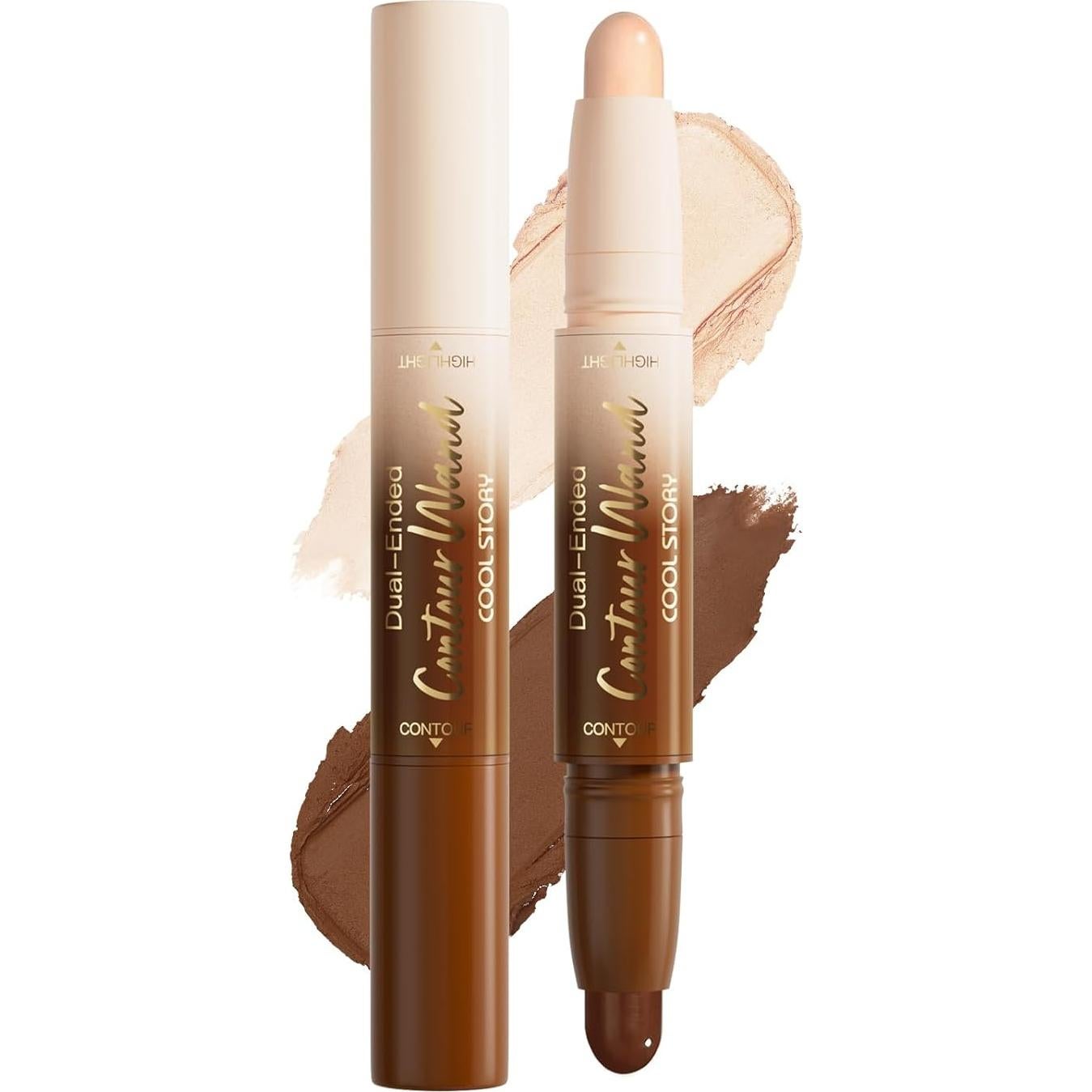 Barra de Contorno e Iluminador 2 en 1 IATMOMOD Nude Beige