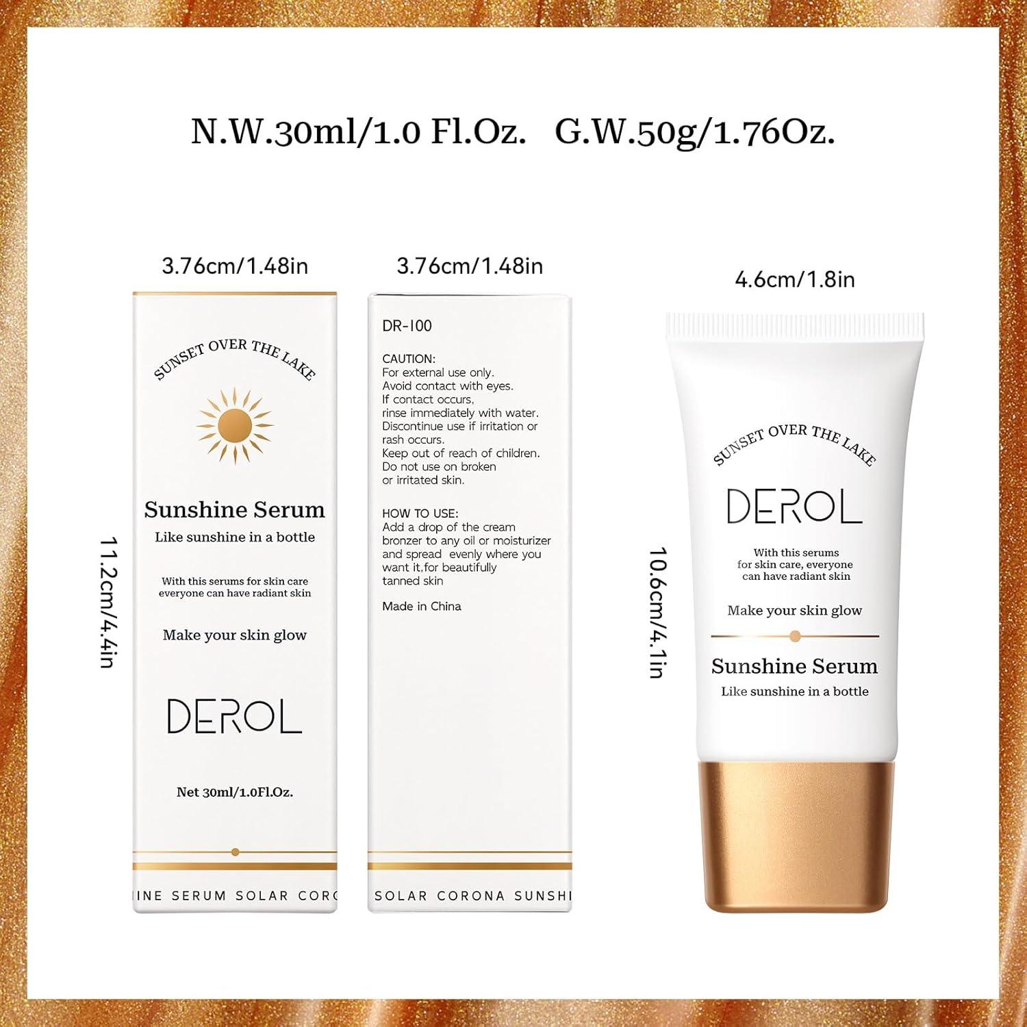 Gotas Bronceadoras SWETIYOU 30ml - Brillo Natural para Piel