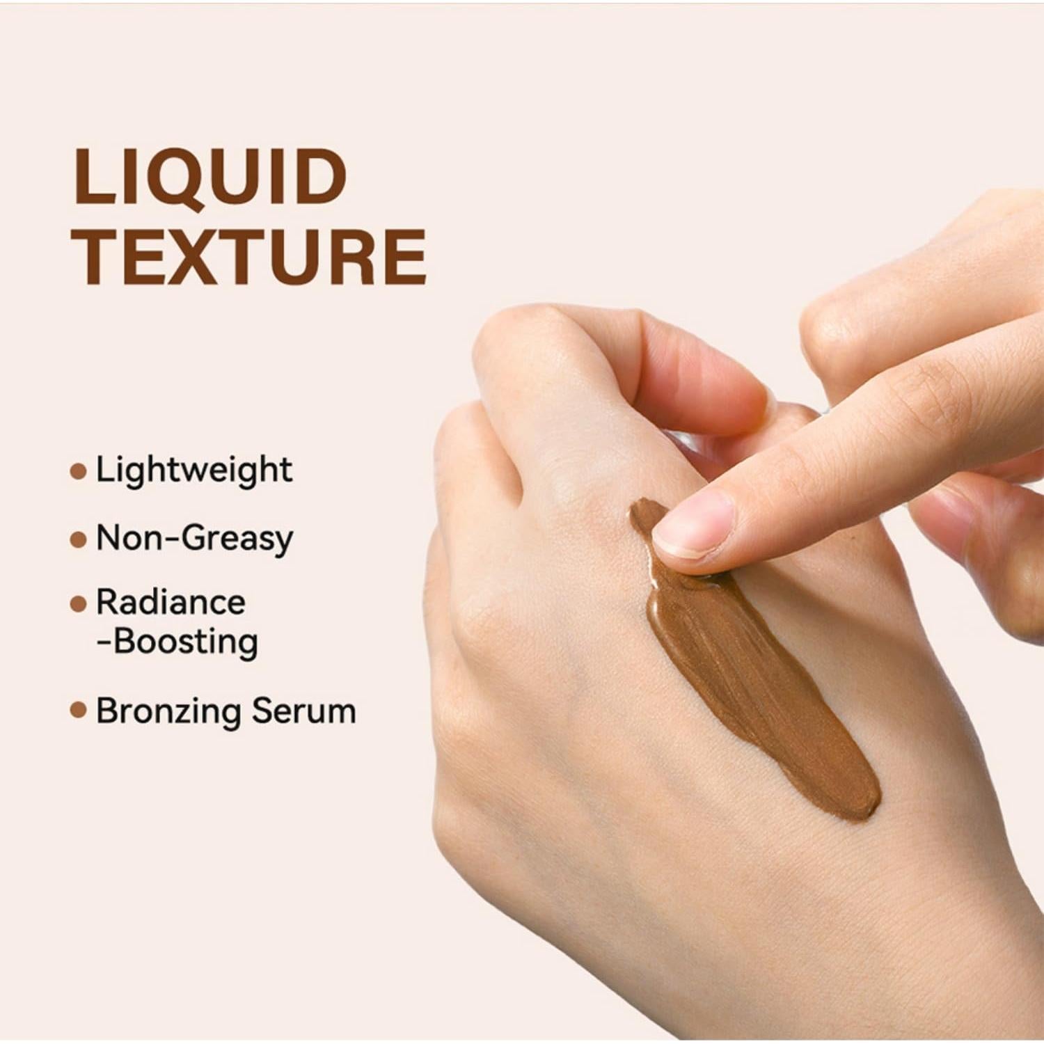 Suero Bronceador Glow MAEPEOR 30ML Gotas Nutritivas para la Cara