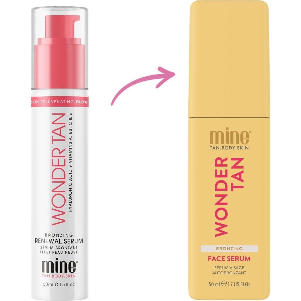 MineTan Suero Facial Autobronceador 125g - Bronceado Oscuro