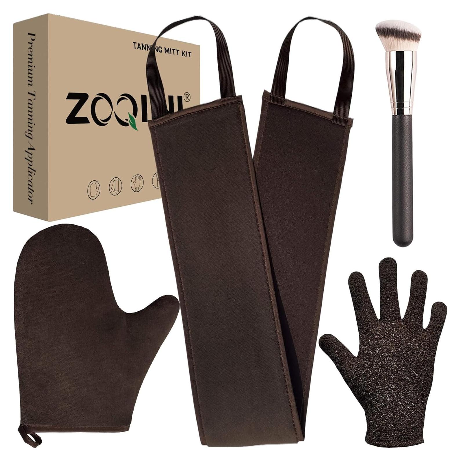 Kit de Mitones para Bronceado Automático ZOQINI 4 en 1