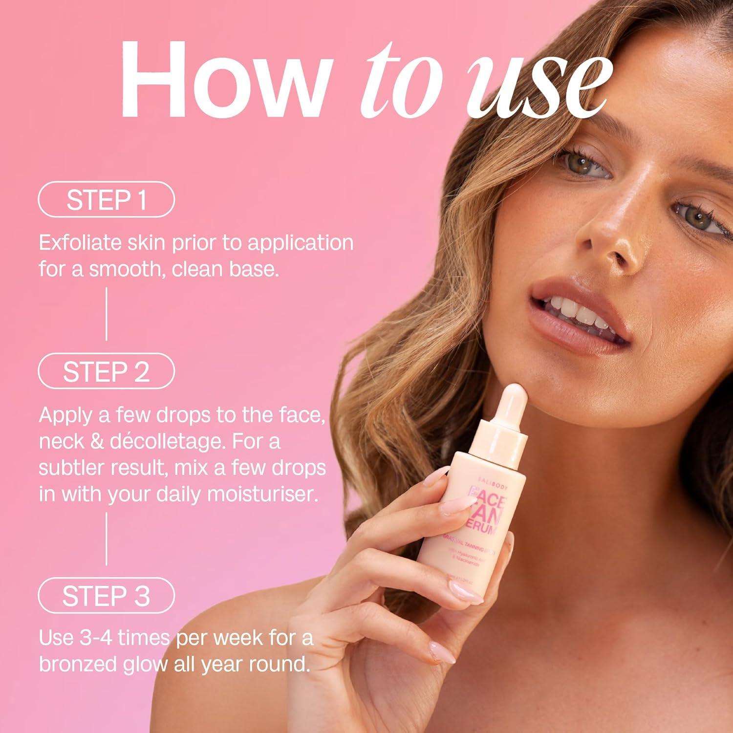 Suero Bronceador Facial Bali Body 30 ml | Hidratante Vegano