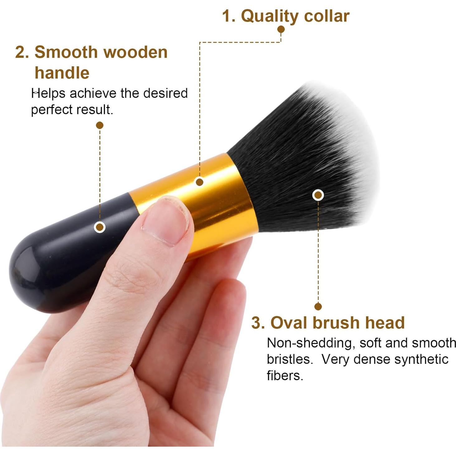 Brocha Autobronceadora Gosknor para la Cara 12.5x5cm