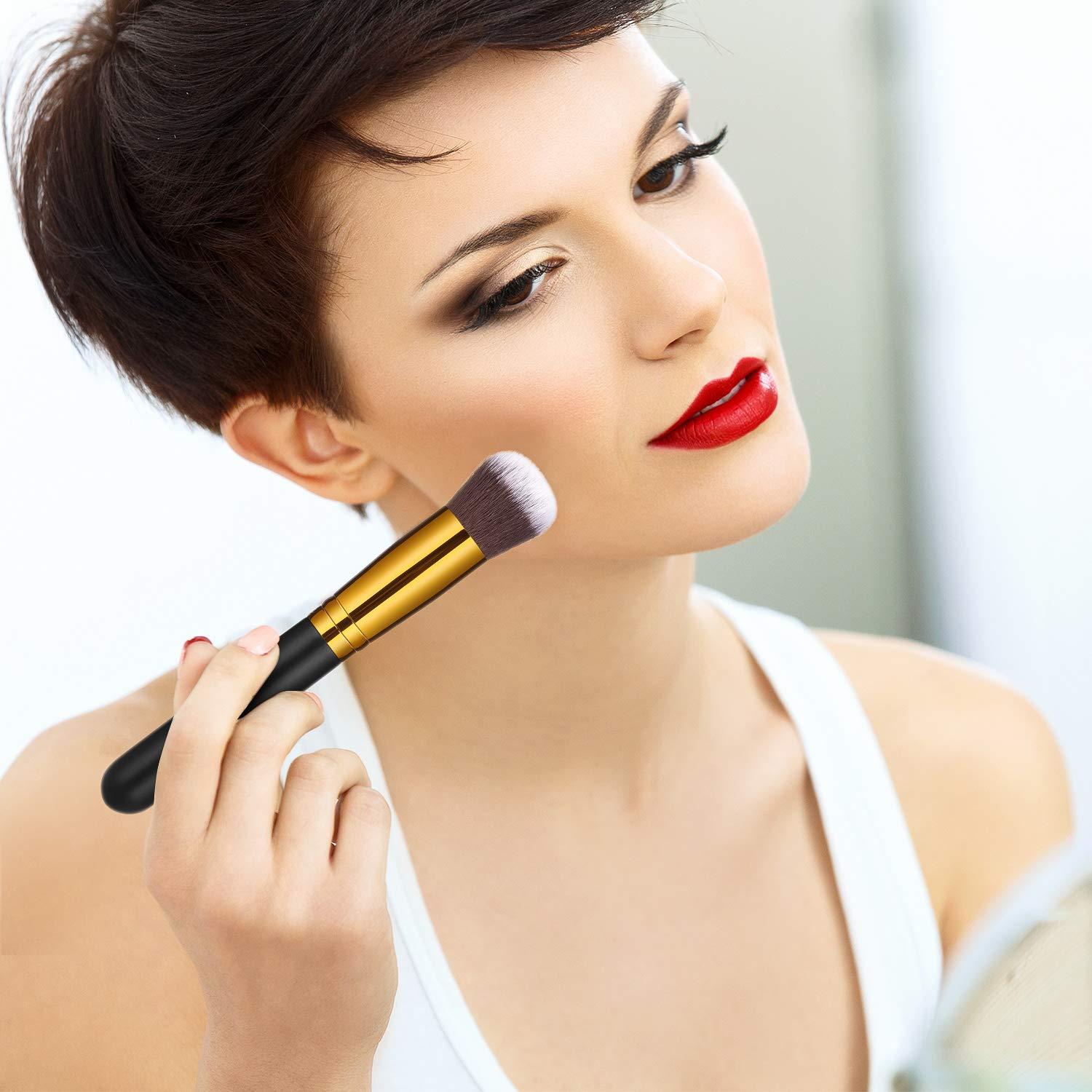 Cepillos de Autobronceador Blulu - 2 Piezas para Cara y Cuerpo