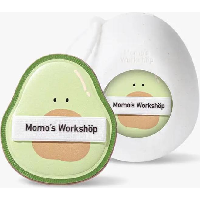 Esponja de Maquillaje Aguacate Momo's Workshop 2 Piezas