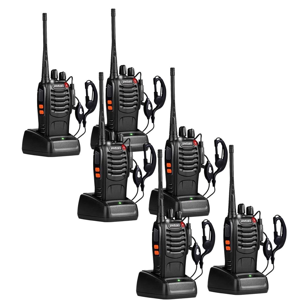 Walkie Talkies Pxton PX-888S 16 Canales 6 Piezas Recargables