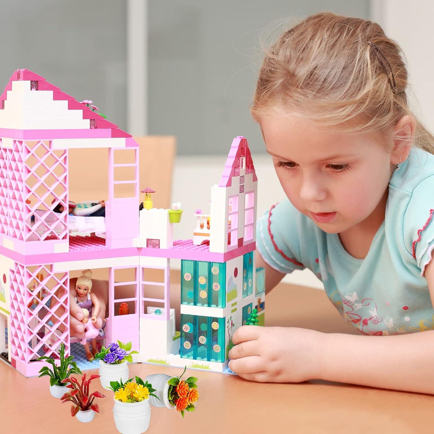 Skylety 14 Piezas Plantas Miniatura para Casa de Muñecas