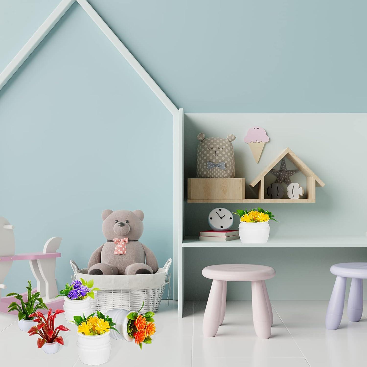 Skylety 14 Piezas Plantas Miniatura para Casa de Muñecas