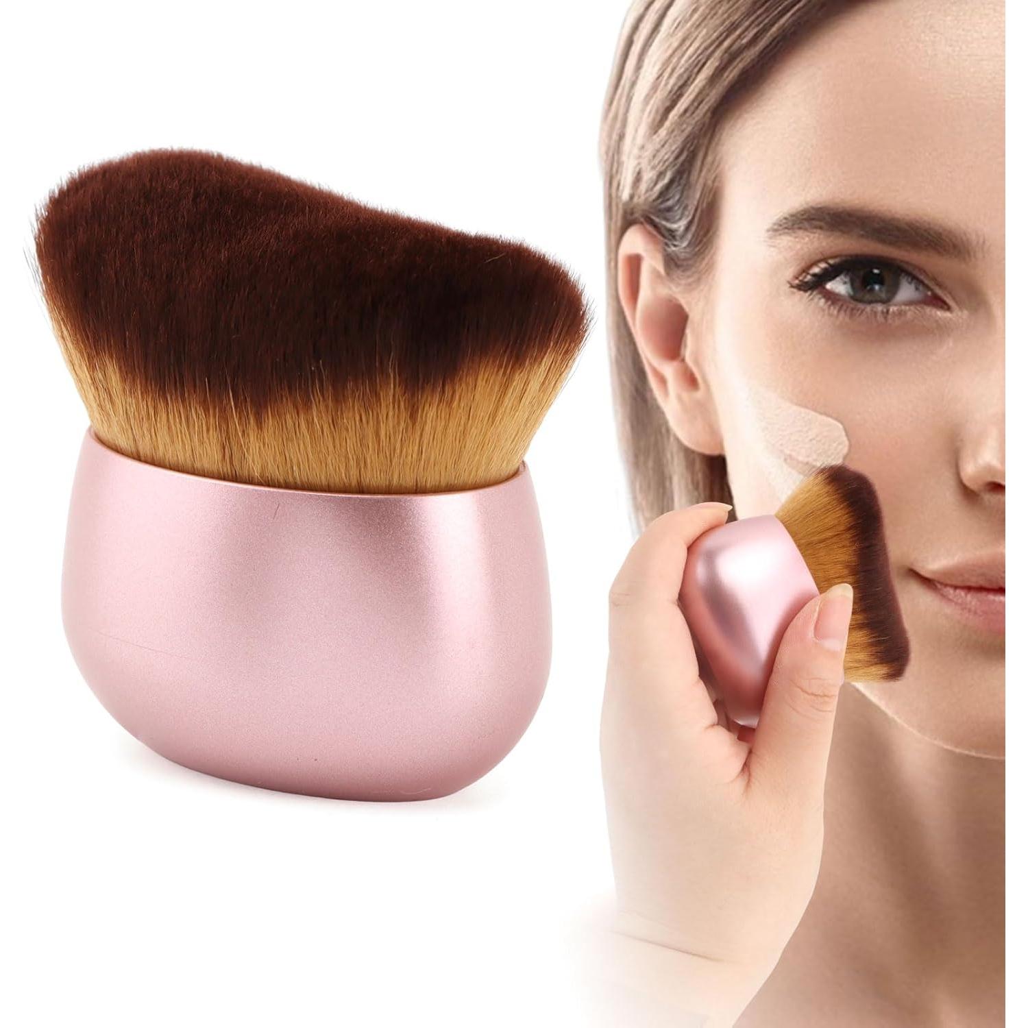 Brocha de Autobronceador Kazheon Extra Grande Rosa 75mm