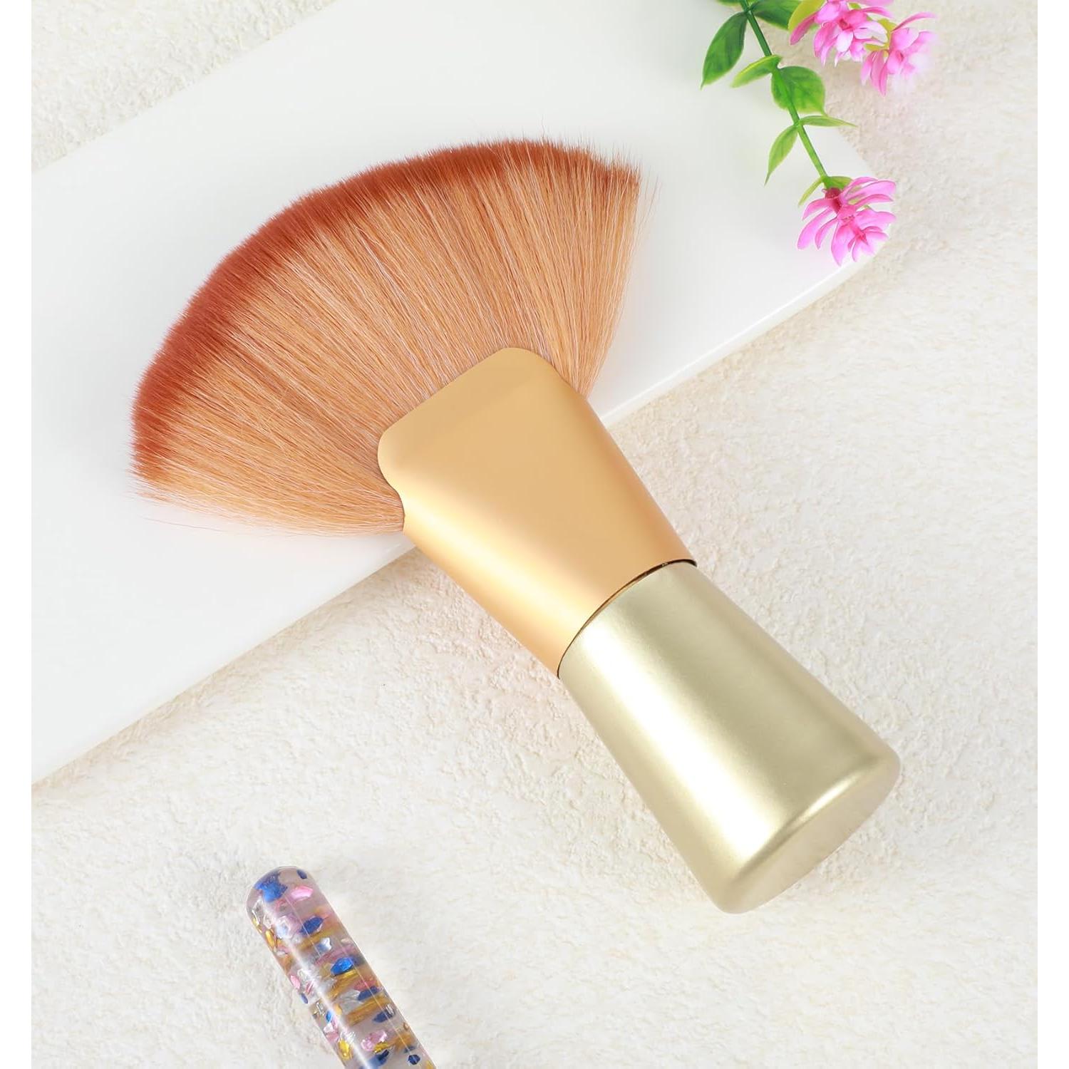 Brocha de Polvo Grande ValueBargain para Maquillaje y Bronceado 15 cm