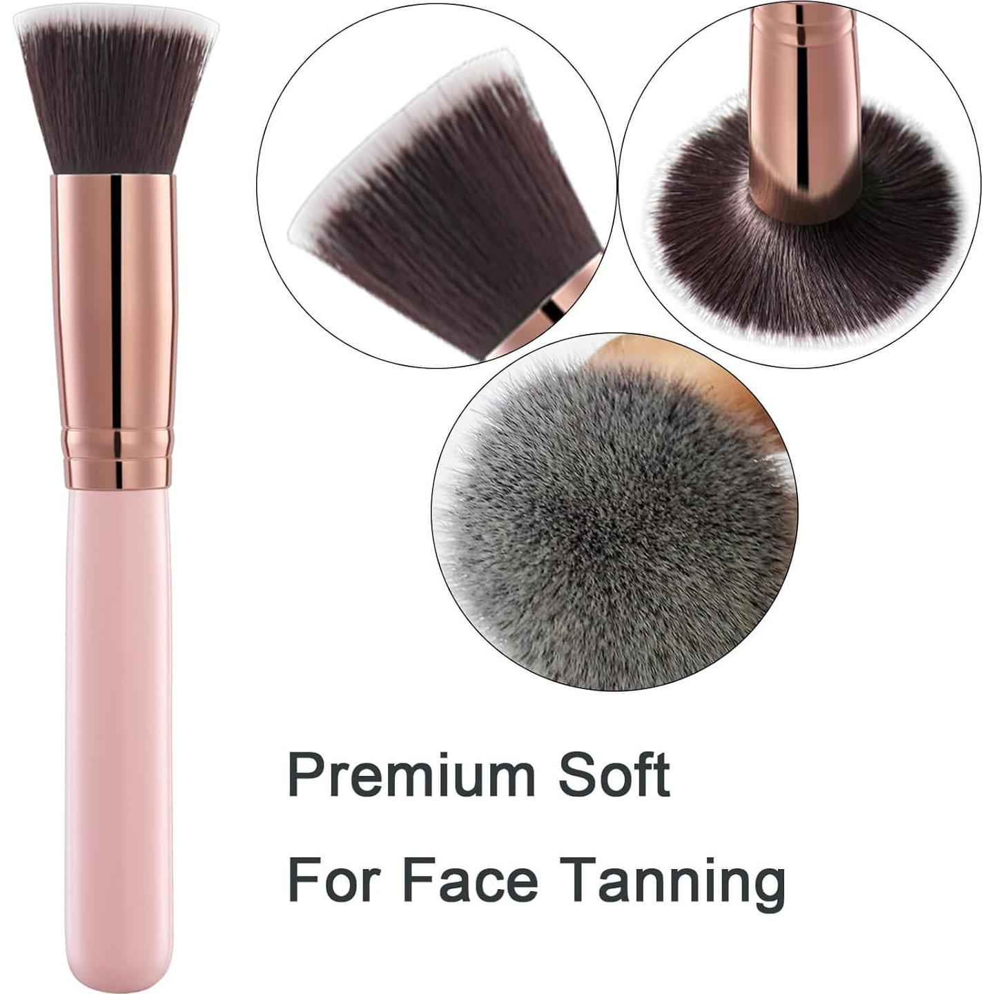 Juego de Brochas Kabuki PATTYOU para Autobronceado - 2 Piezas