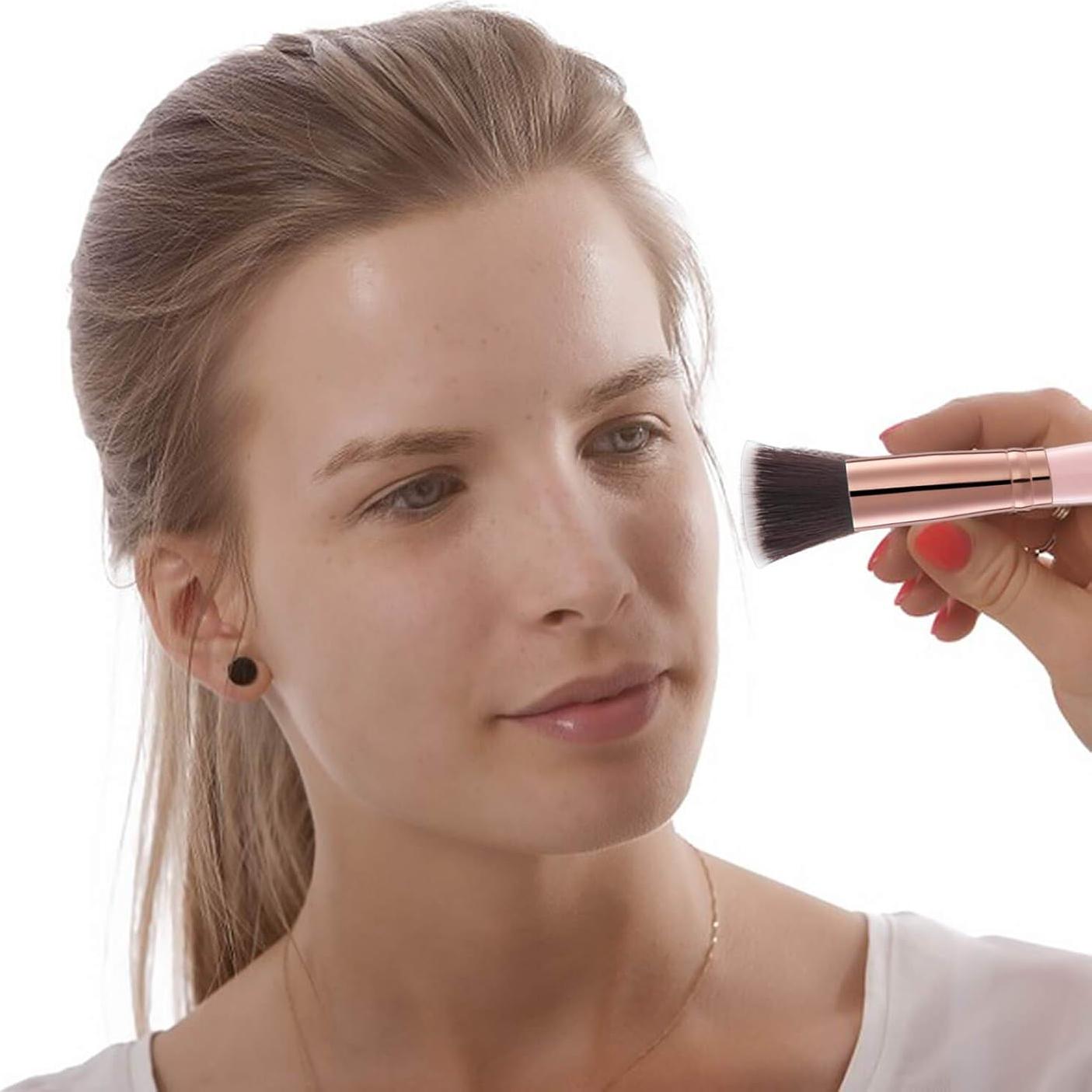 Juego de Brochas Kabuki PATTYOU para Autobronceado - 2 Piezas