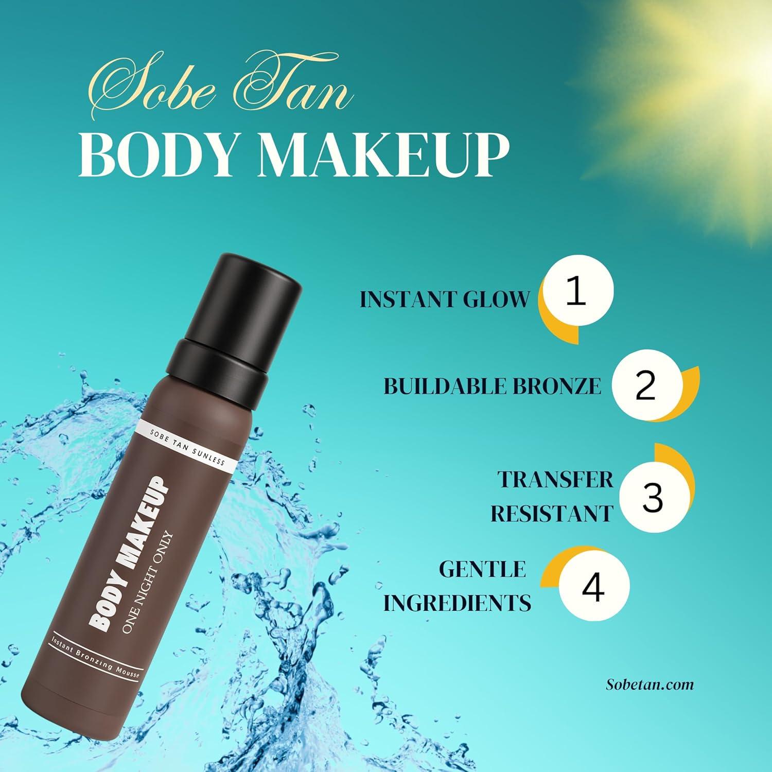 Mousse Bronceador Instantáneo SoBe Tan 250 mL Sin Fragancia