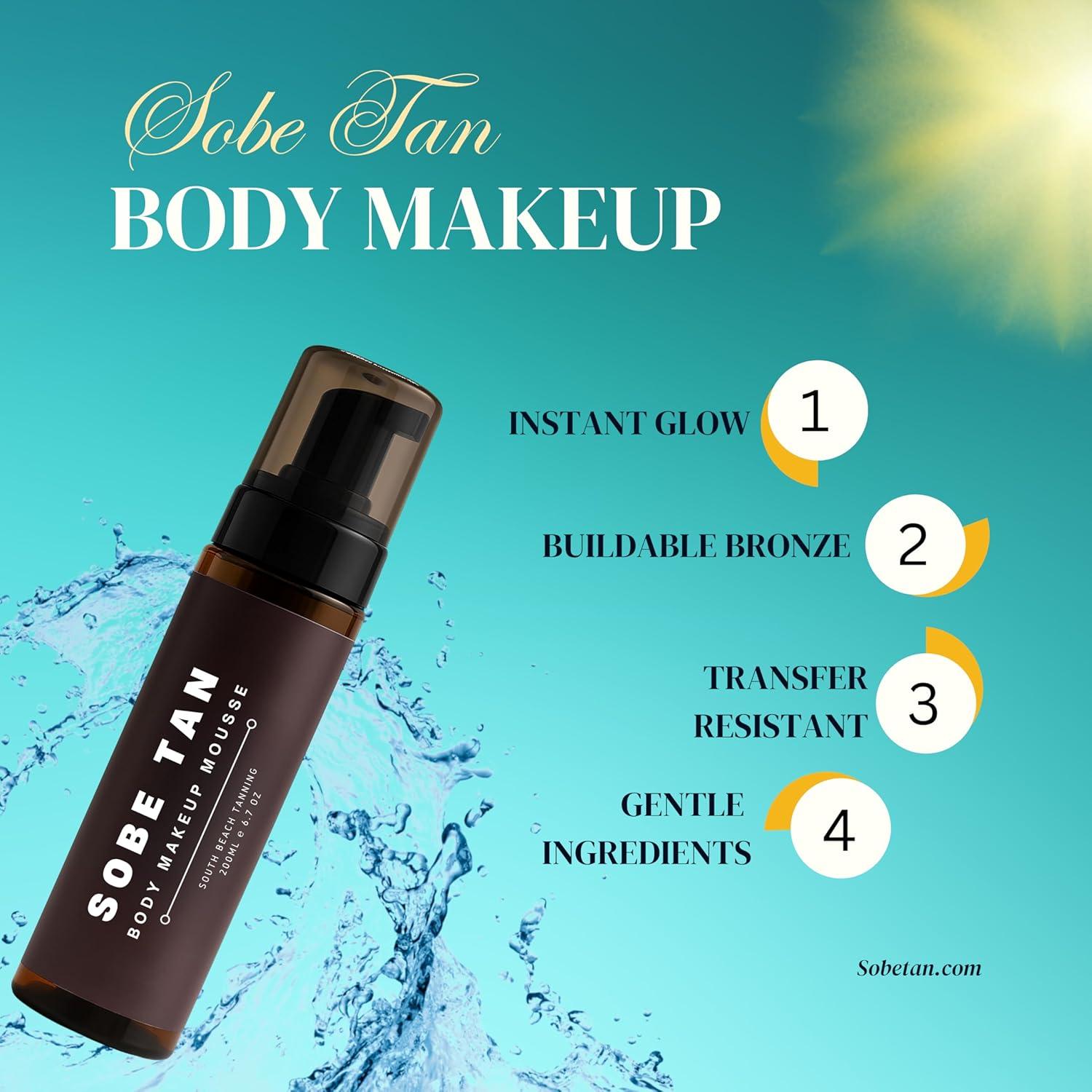 Mousse Autobronceador Sobe Tan 14% DHA Brillo Natural 263g