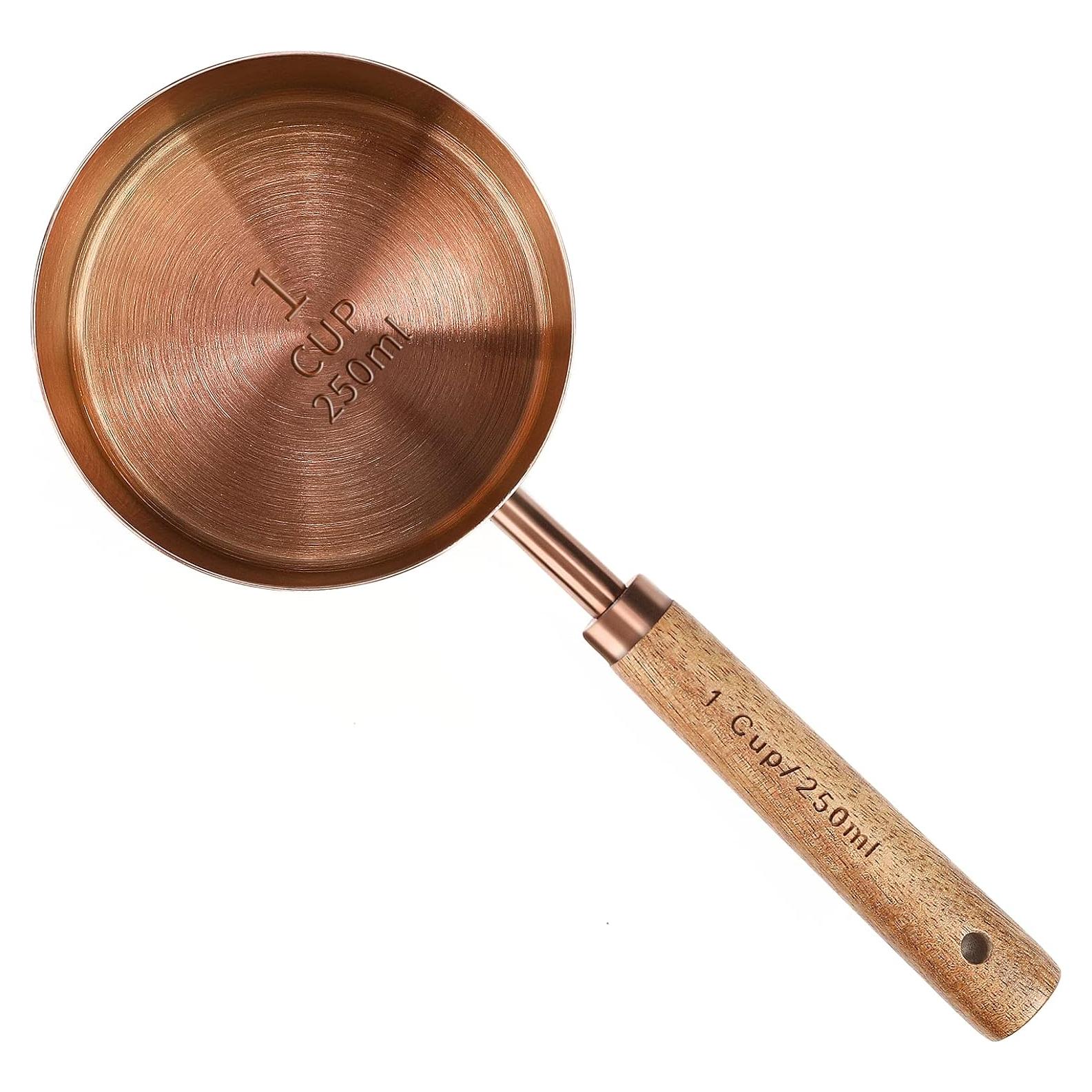 Taza de Medir Malmo 250ml Acero Inoxidable Oro Rosa