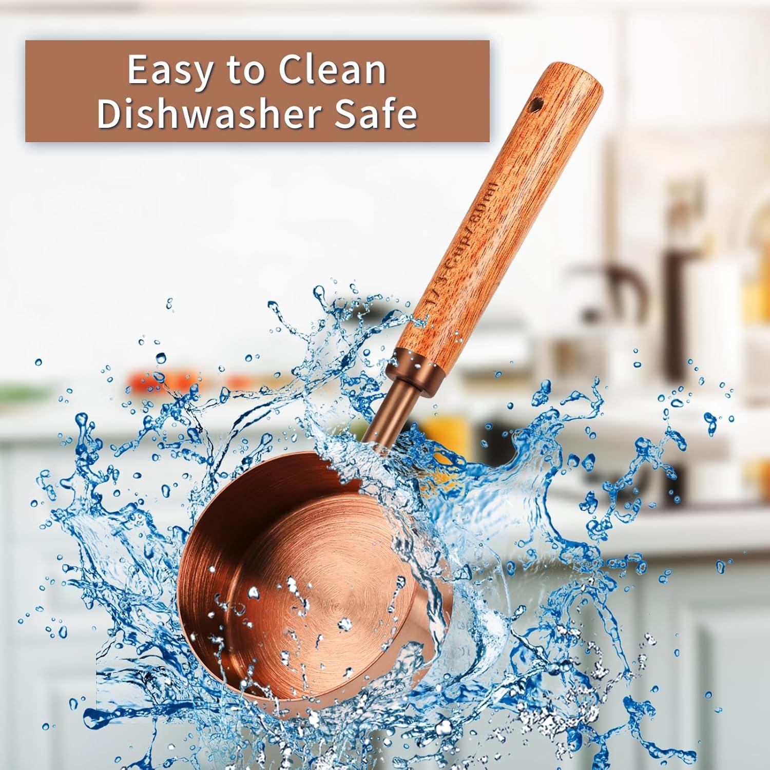 Taza de Medir Malmo 250ml Acero Inoxidable Oro Rosa