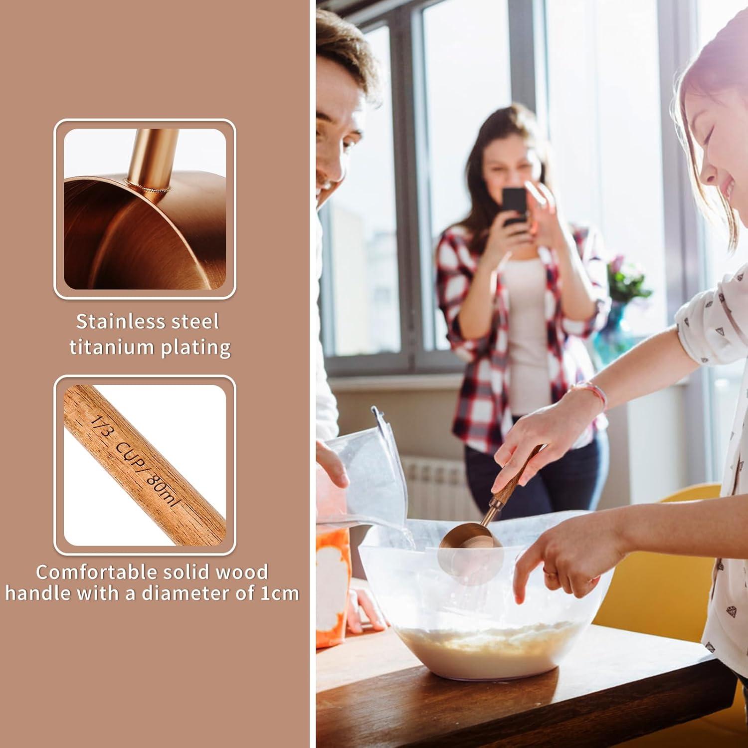 Taza de Medir Malmo 250ml Acero Inoxidable Oro Rosa