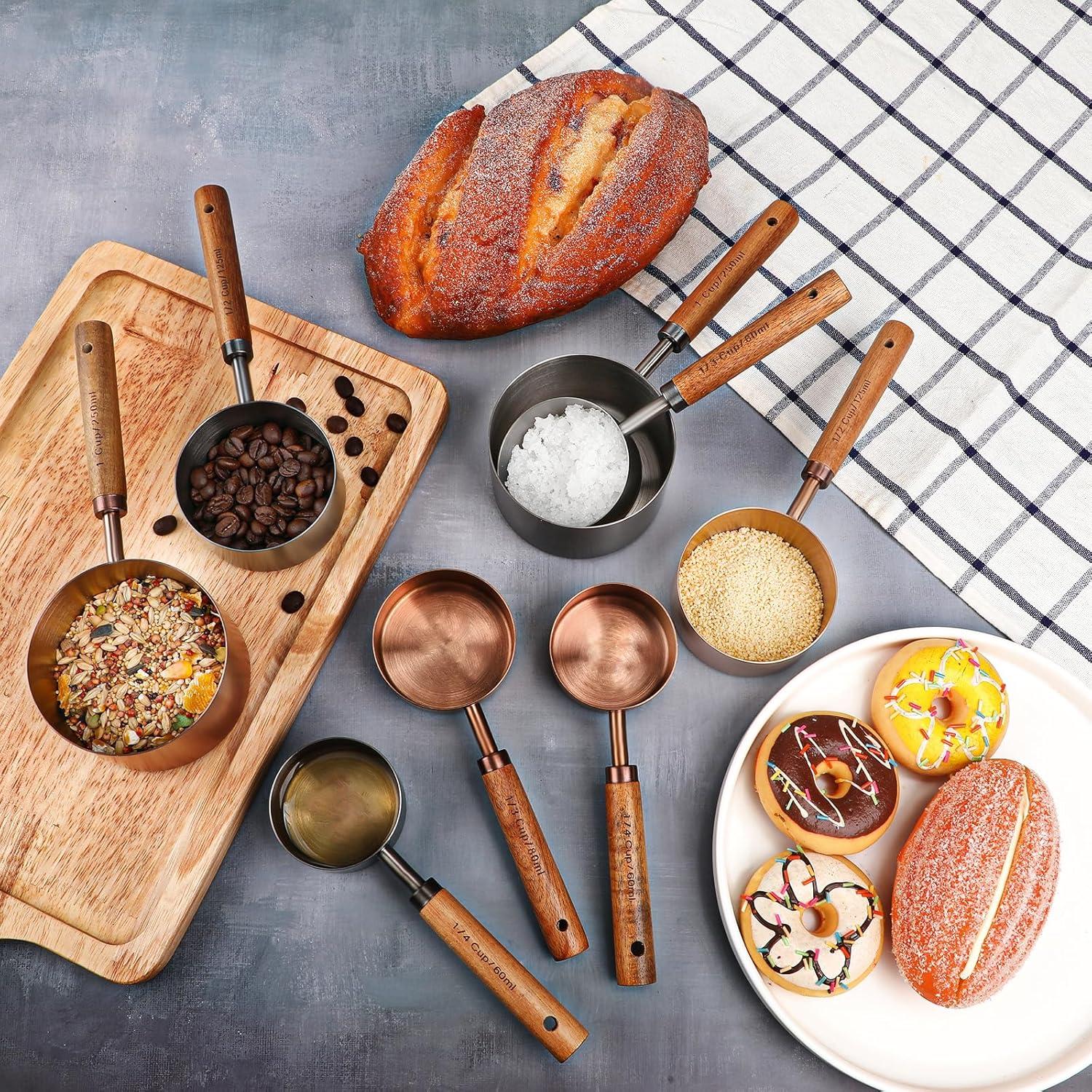 Taza de Medir Malmo 250ml Acero Inoxidable Oro Rosa