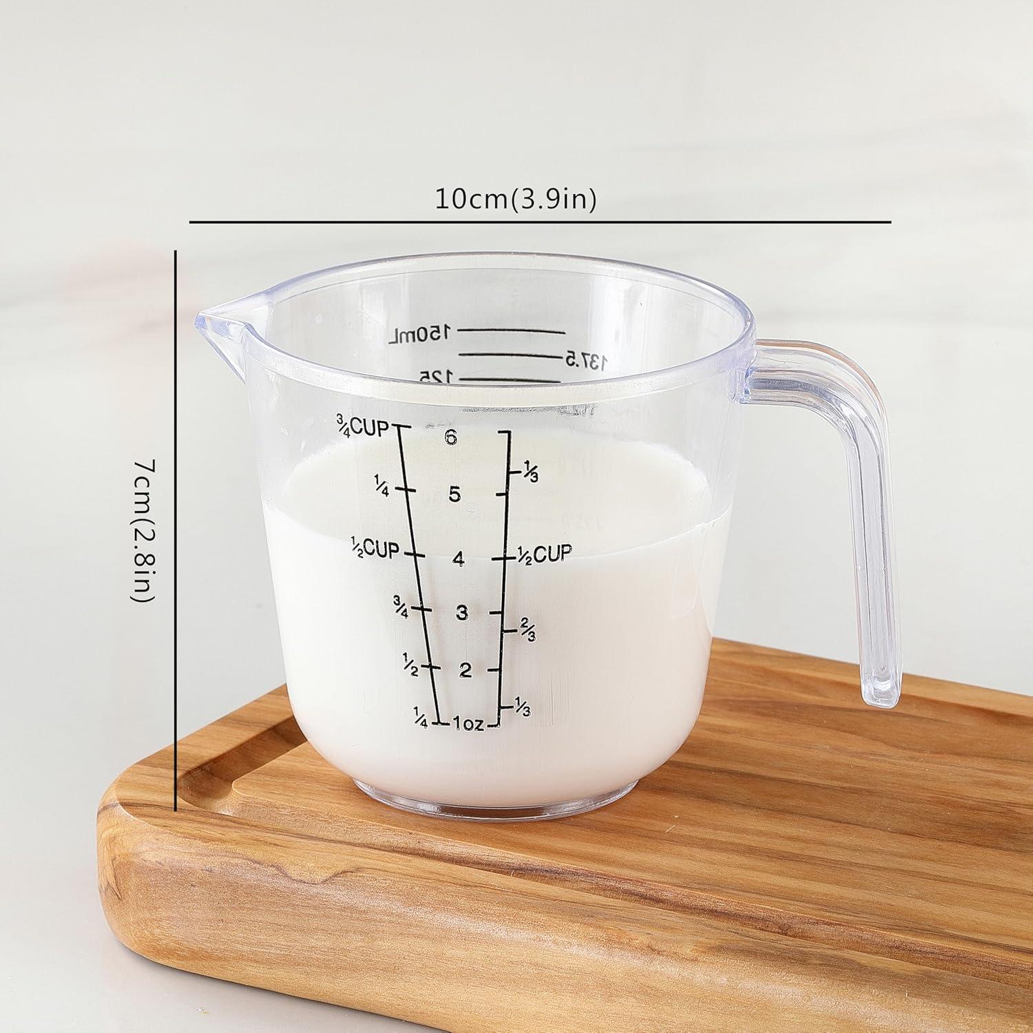 Juego de 2 Tazas Medidoras de Plástico OLULU 150 ml