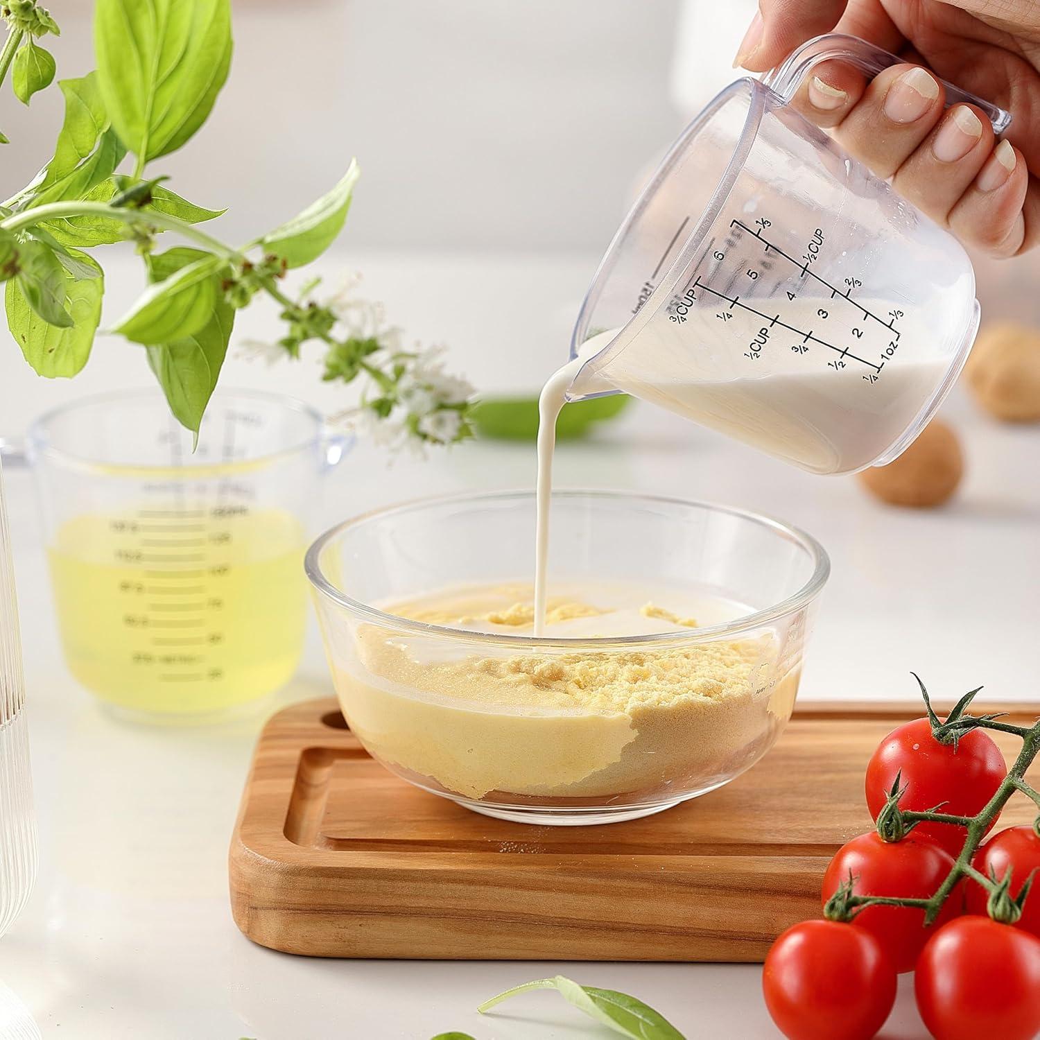 Juego de 2 Tazas Medidoras de Plástico OLULU 150 ml