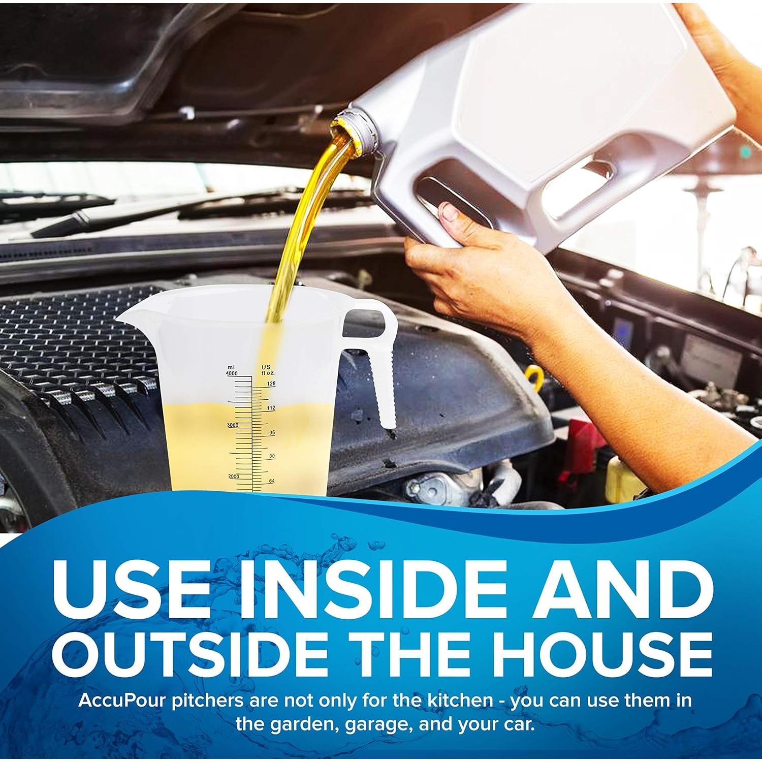 Jarra Medidora Plástico ACCUPOUR 250 mL Graduada