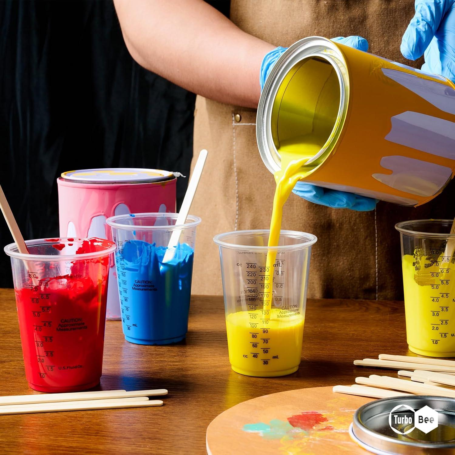 Tazas Medidoras Desechables Turbo Bee 200 Unidades 8oz
