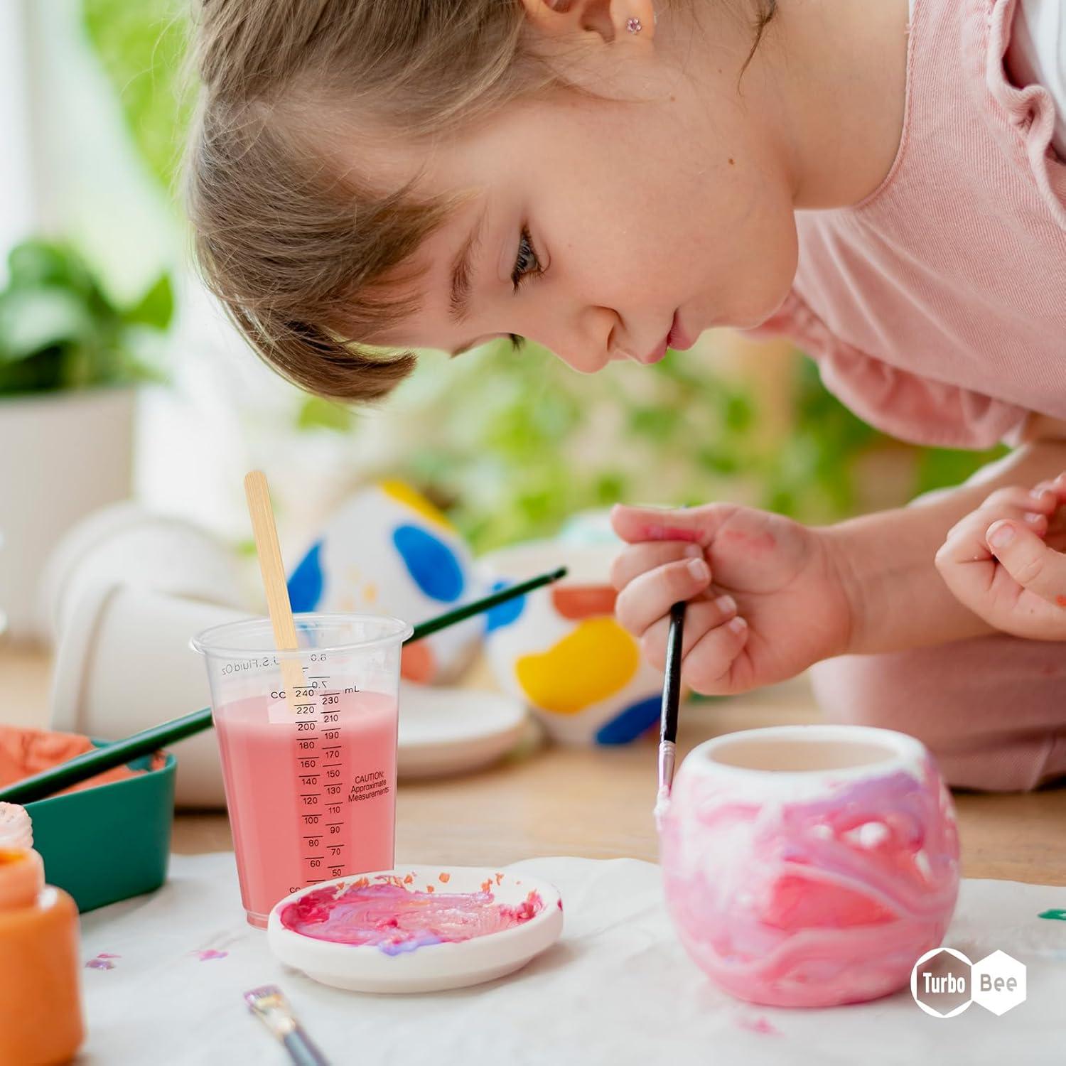 Tazas Medidoras Desechables Turbo Bee 200 Unidades 8oz