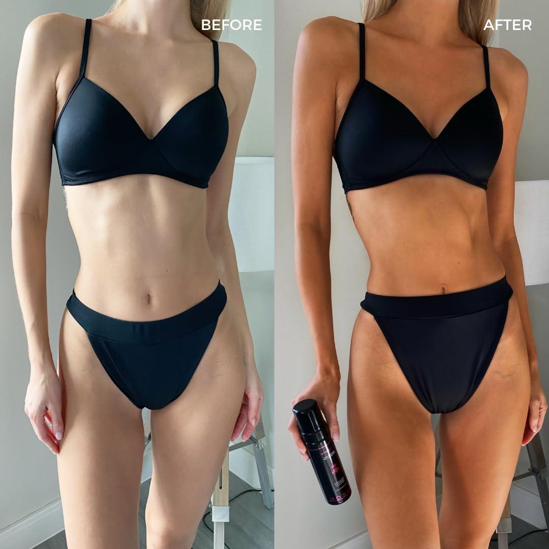 Mousse Autobronceador Rose & Caramel 200ml - Bronceado Profundo