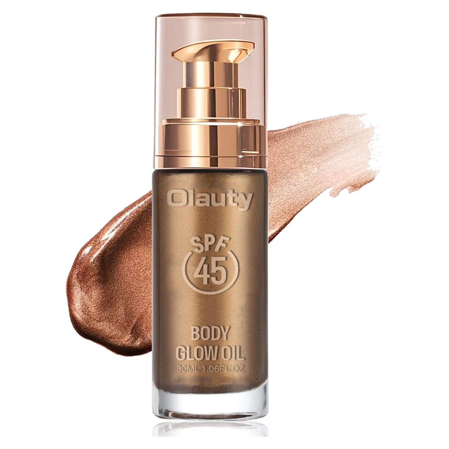 Aceite Corporal Brillante SPF 45 Minfei 30ML Bronce Brillante