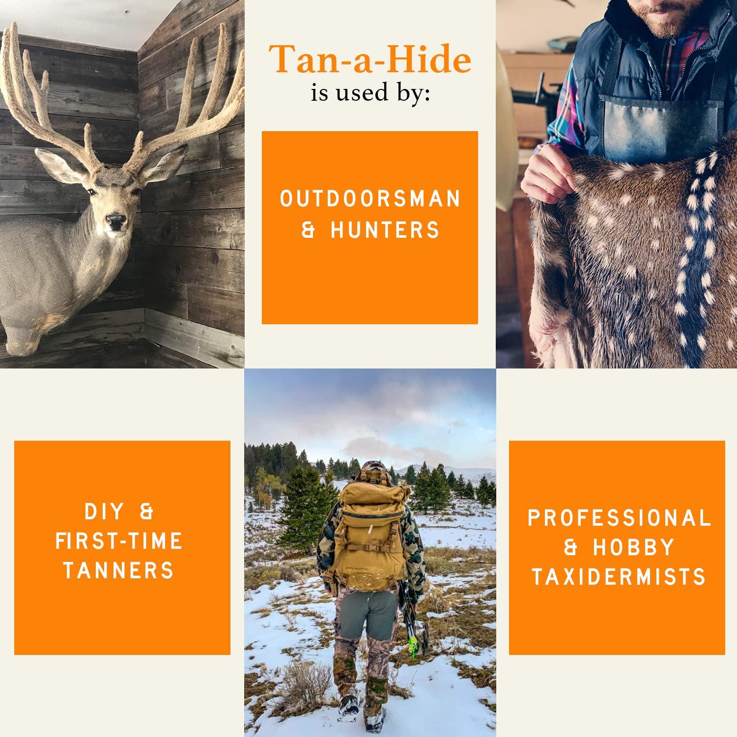 Kit de Curtido Tan-a-Hide Advanced Tanning Solutions - Pieles de Ciervo y Alce