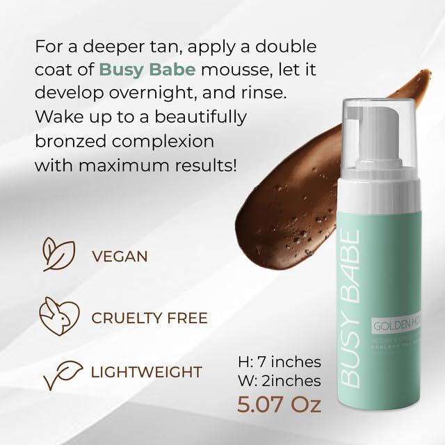 Mousse Autobronceador Sin Sol Busy Babe 200ml - Bronceado Perfecto