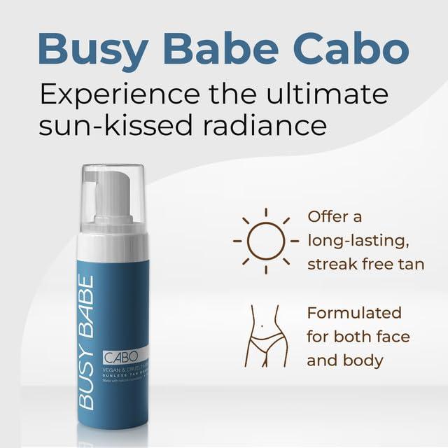 Mousse Autobronceador CABO Busy Babe 200ml - Bronceado Perfecto